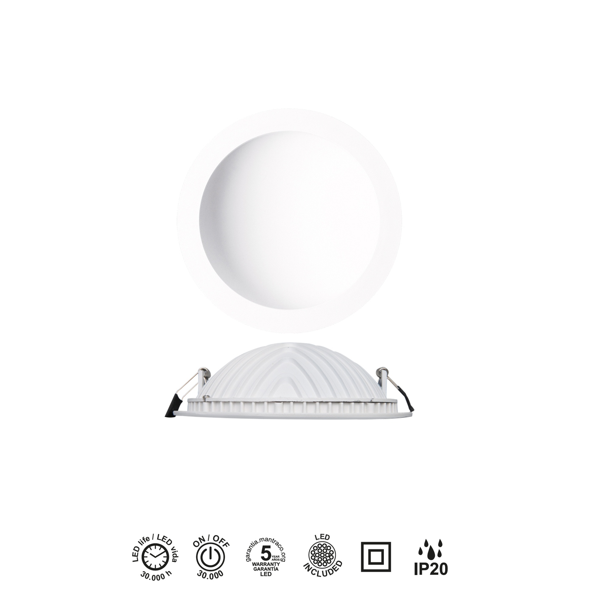CABRERA * DOWNLIGHT LED 30W - 3000K