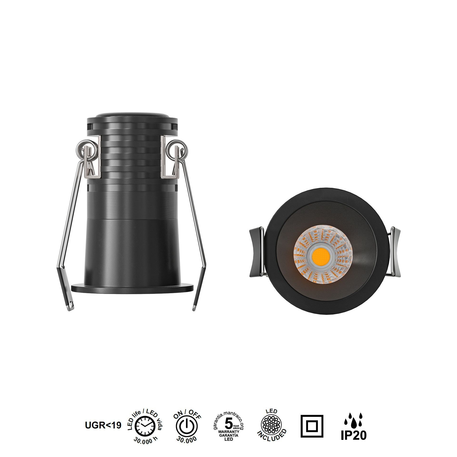 Cane · Empotrables · Black