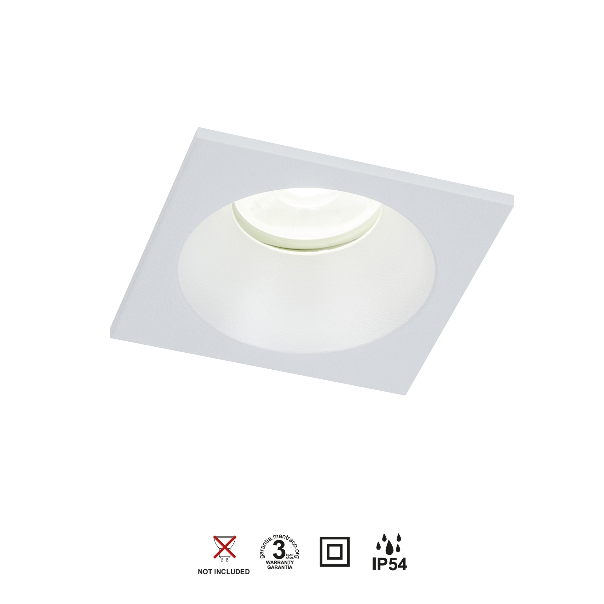 Comfort IP · Empotrables · Blanco Mate