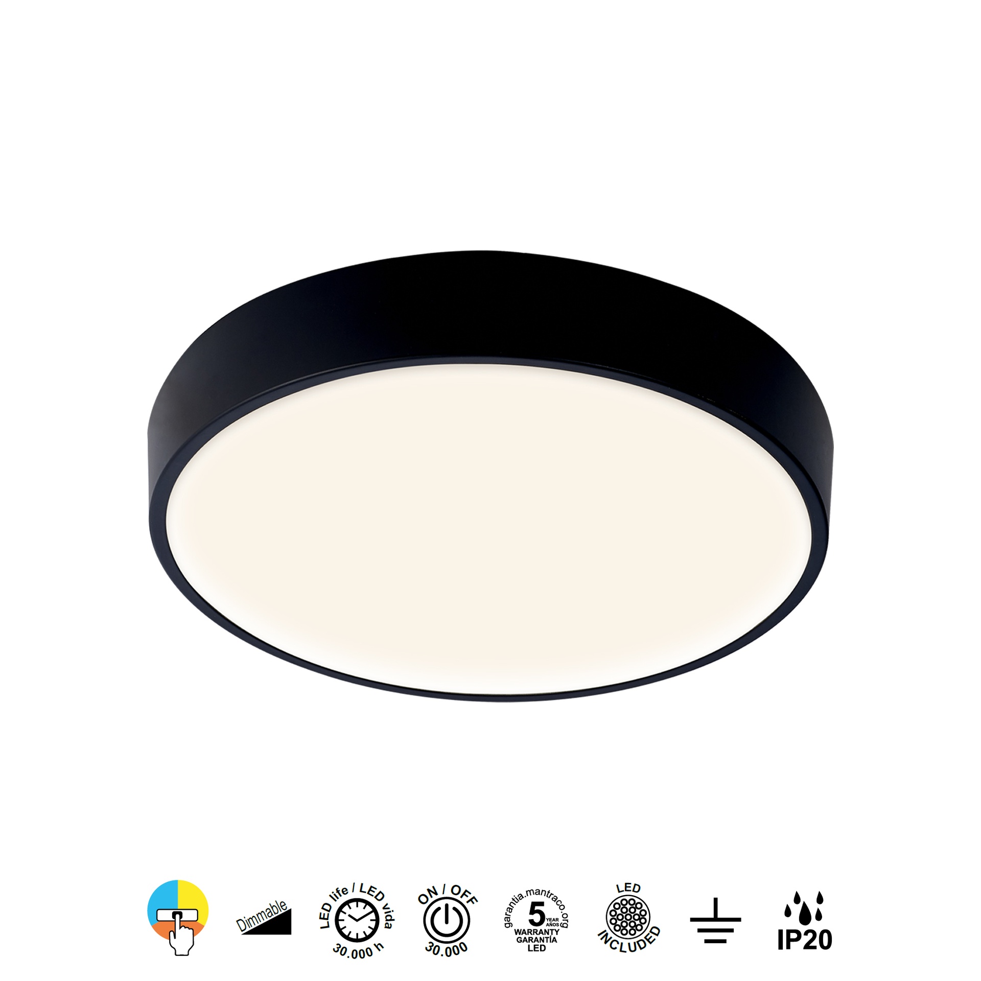 Cumbuco II · Plafones · Black