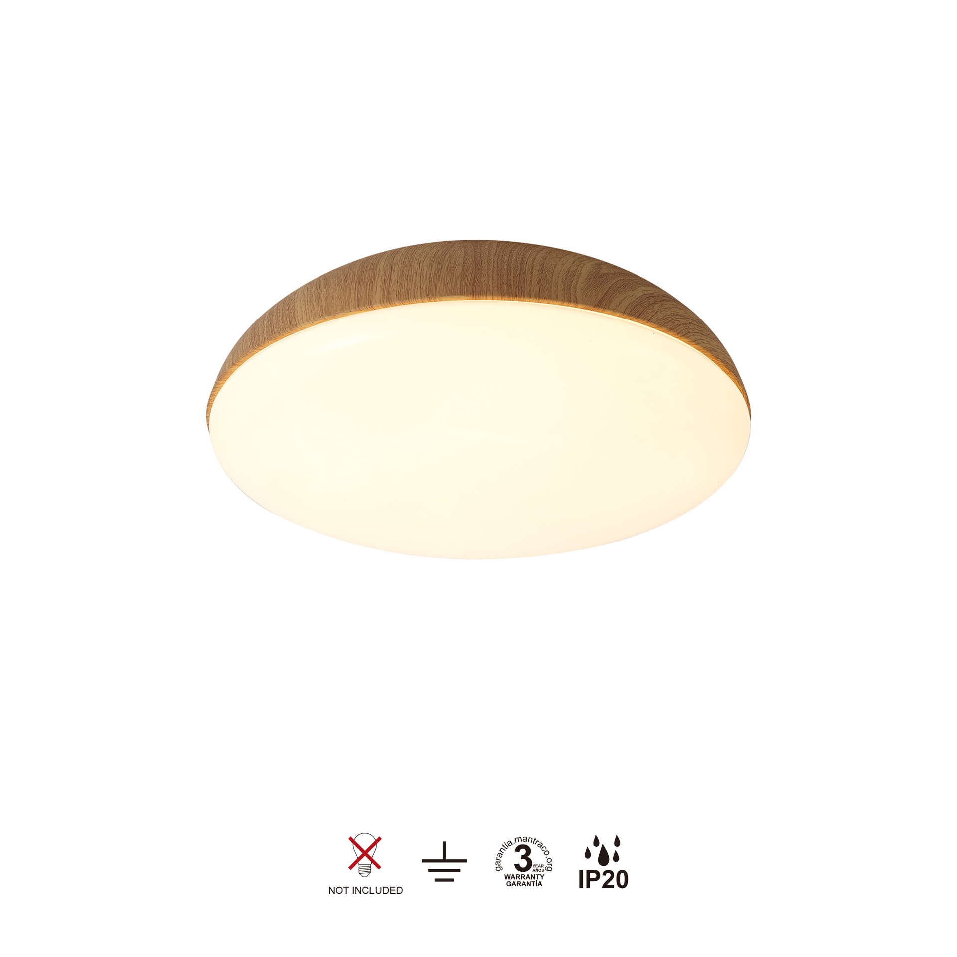 KAZZ * CEILING (SMALL)  WOOD - E27