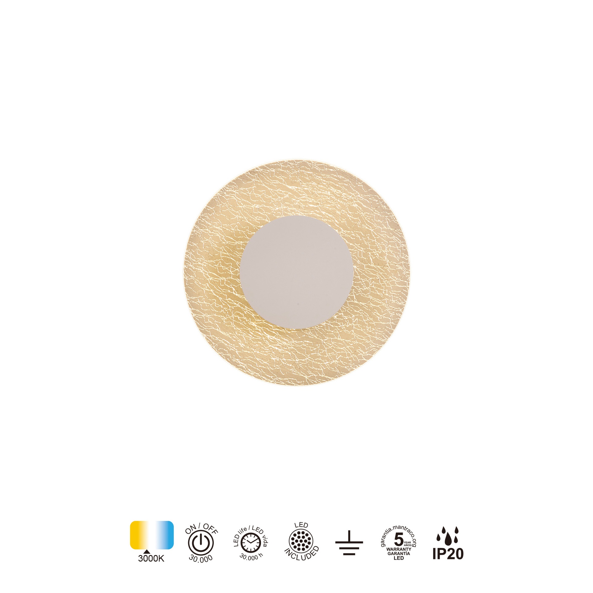 Jewel · Luminaires muraux · Blanc