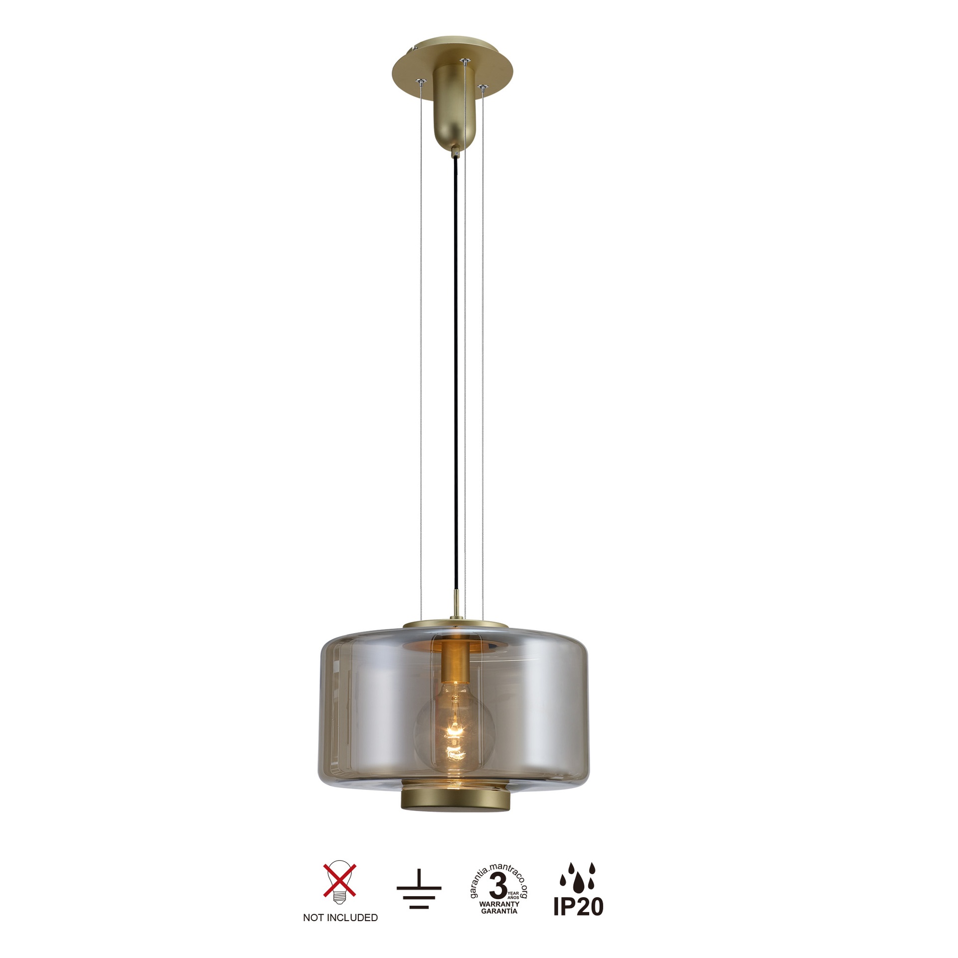 JARRAS * LAMPADA 1L GRANDE - BRONZO