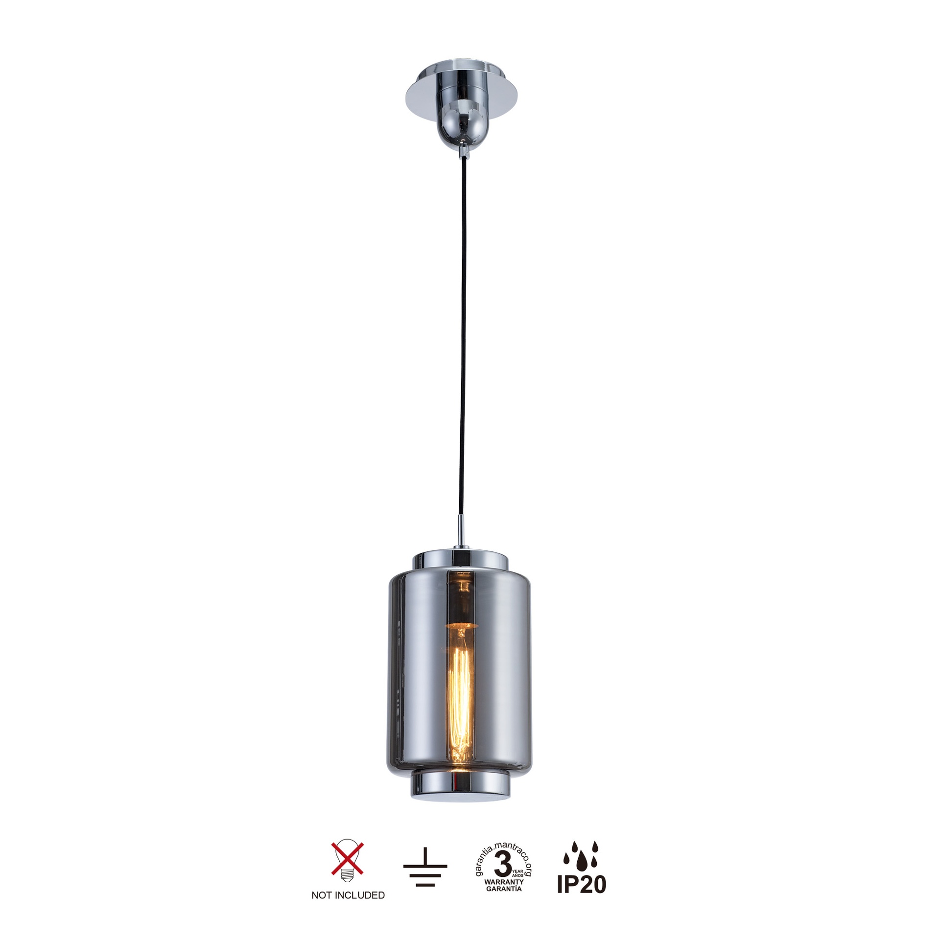 JARRAS * PENDANT 1L - (SMALL)  - CHROME