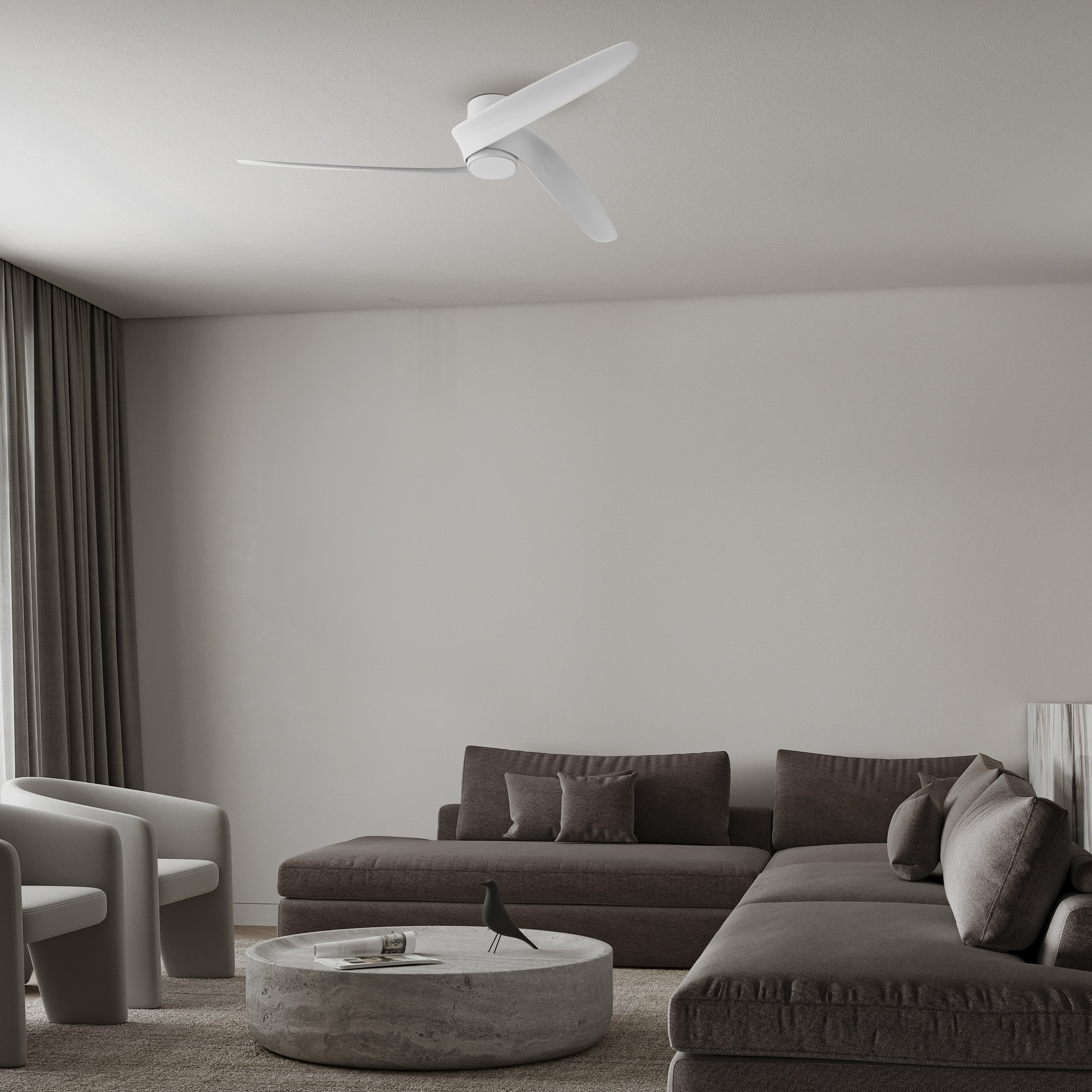 GROENLAND M* LED FAN CEILING WHITE 20W-2700K-5000K *****F*****