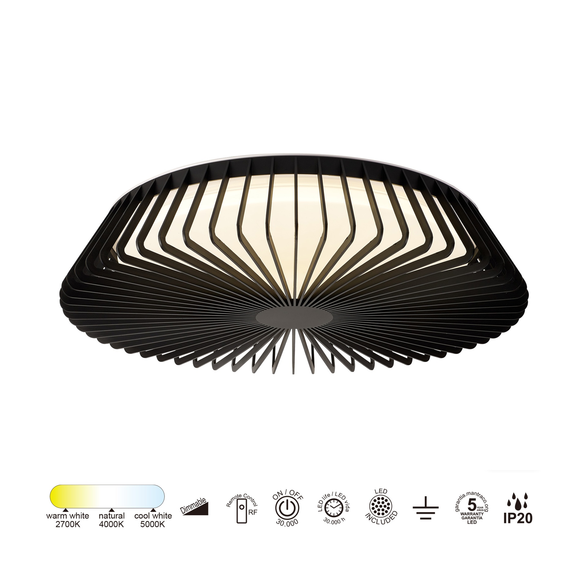 Himalaya plafon · Plafones · Black