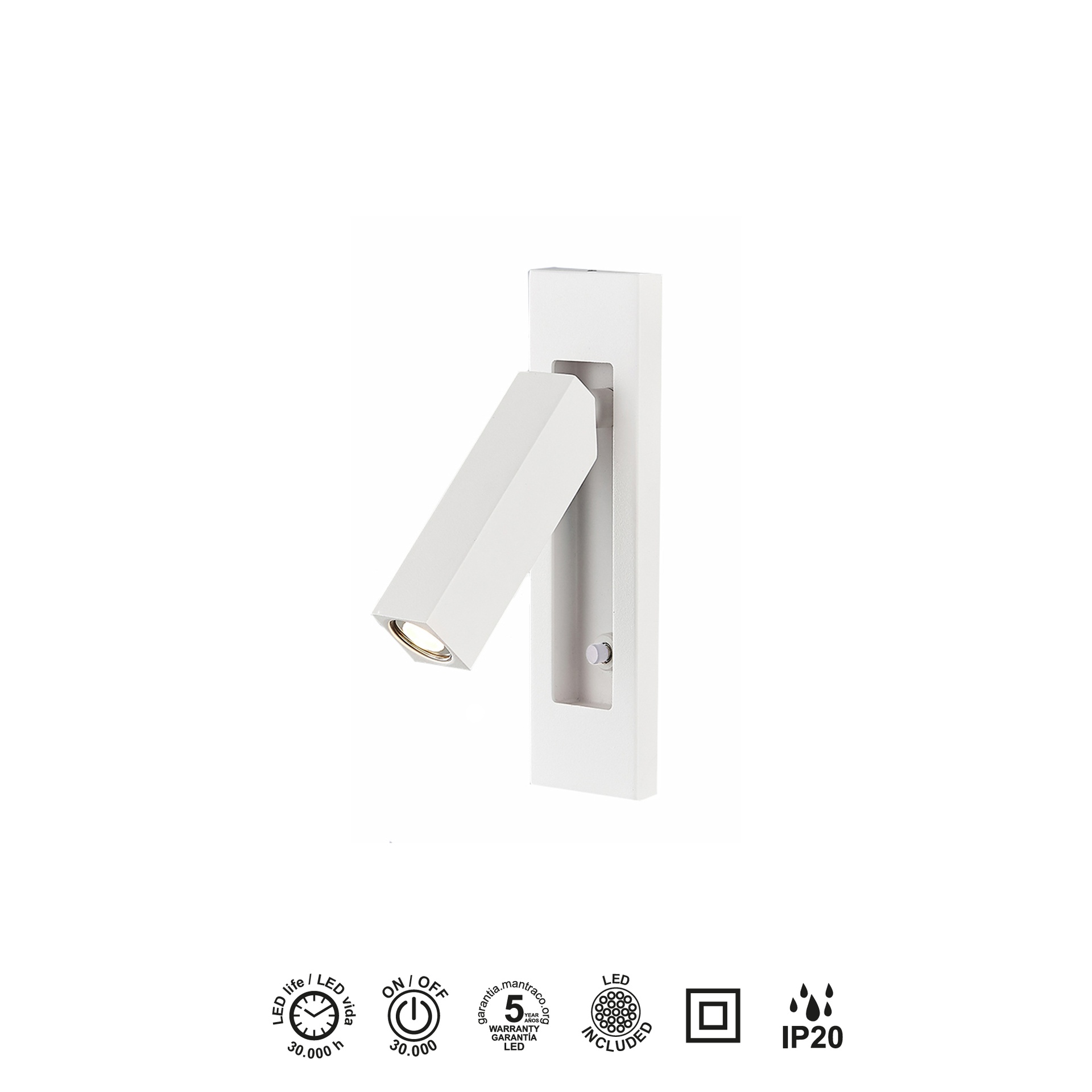 Gokova · Luminarias de pared · Blanco Arena