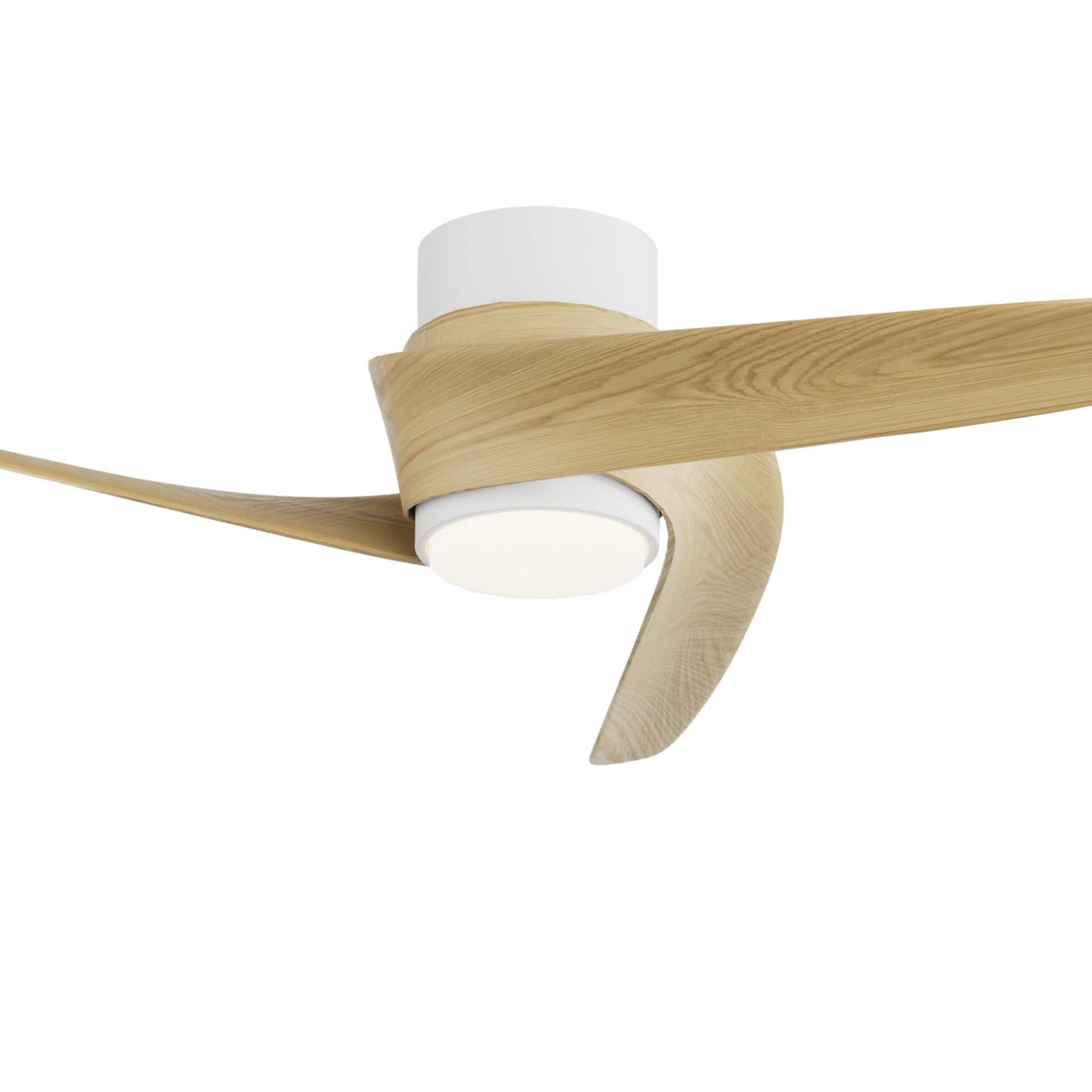 Groenland XS · Ventilador de aspas con luz · Madera