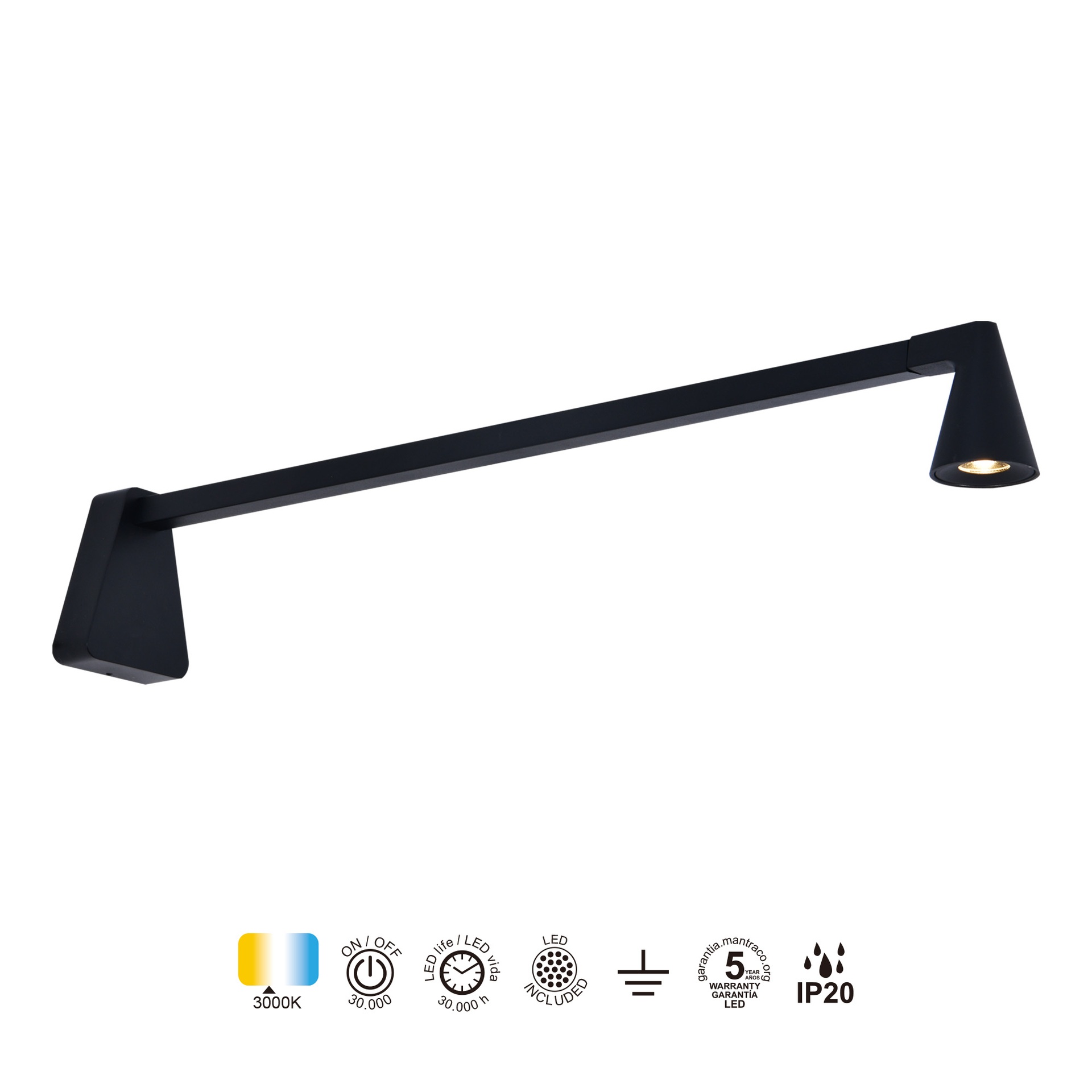 AFRICA * LED APPLIQUE 5W  WITHOUT SWITCH