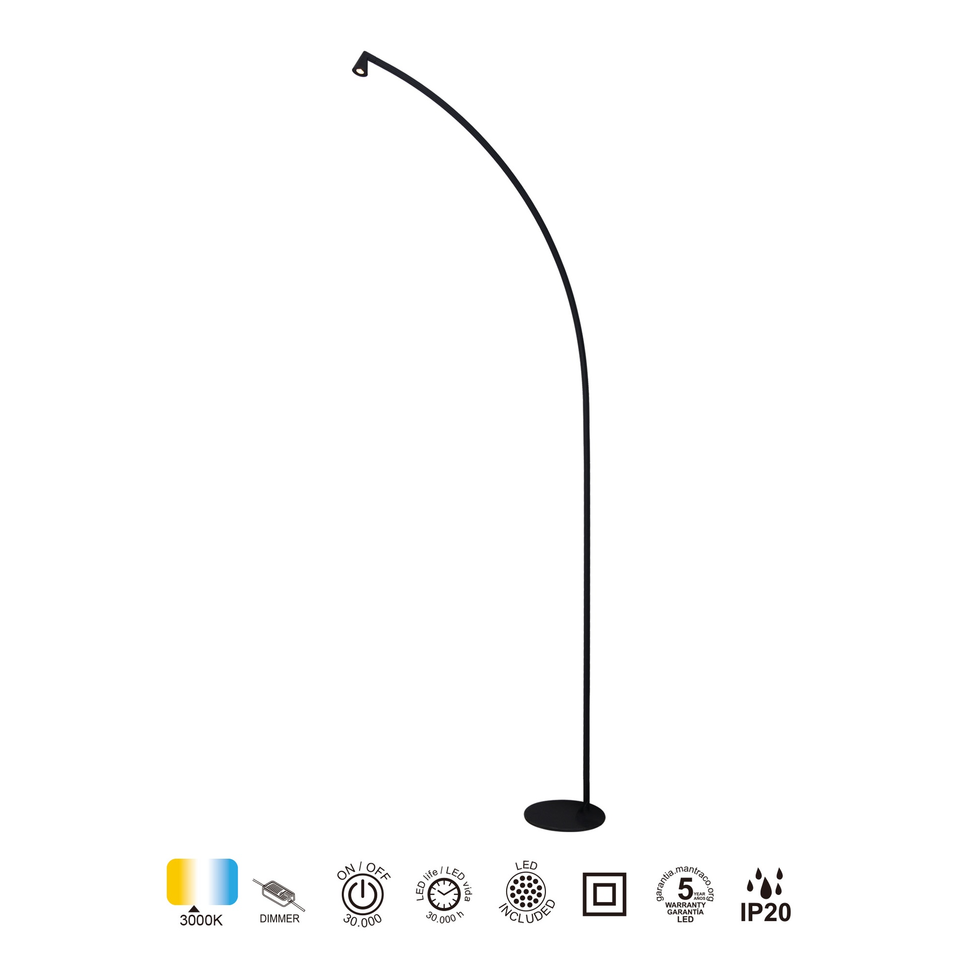 AFRICA * LED PIANTANA 8W
