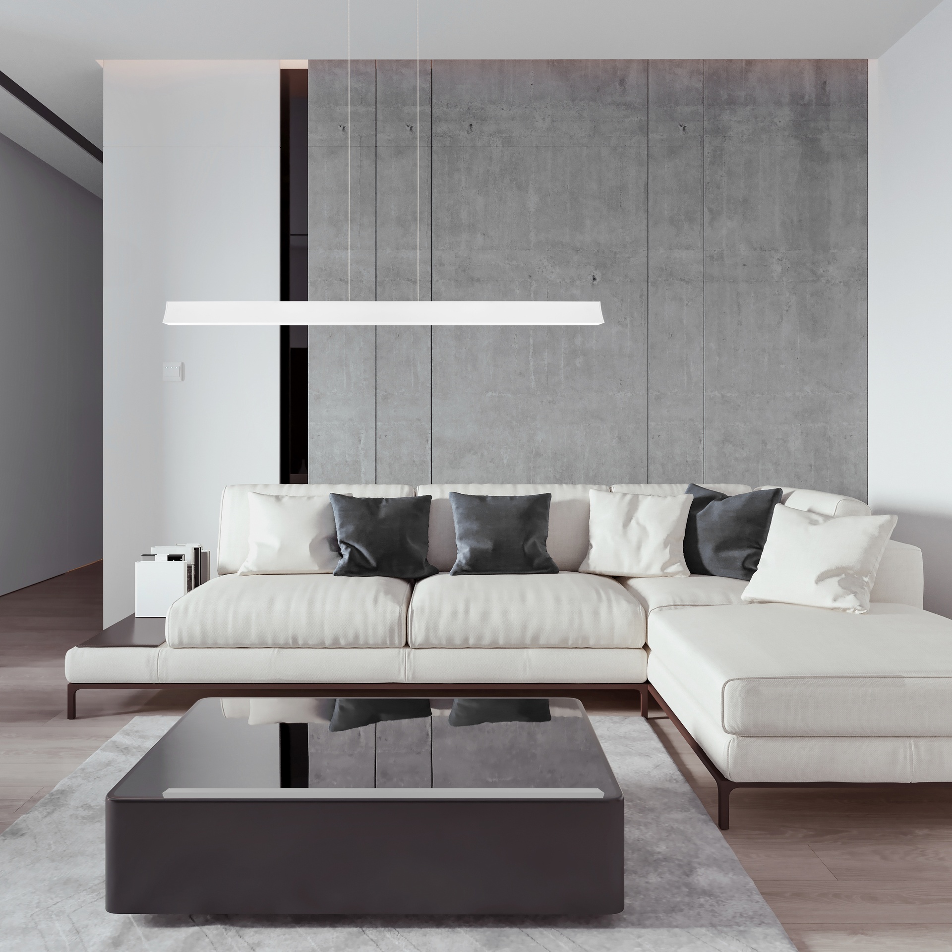HANOK * LAMPADA LINEALE LED 38W 3000K 110º BIANCA