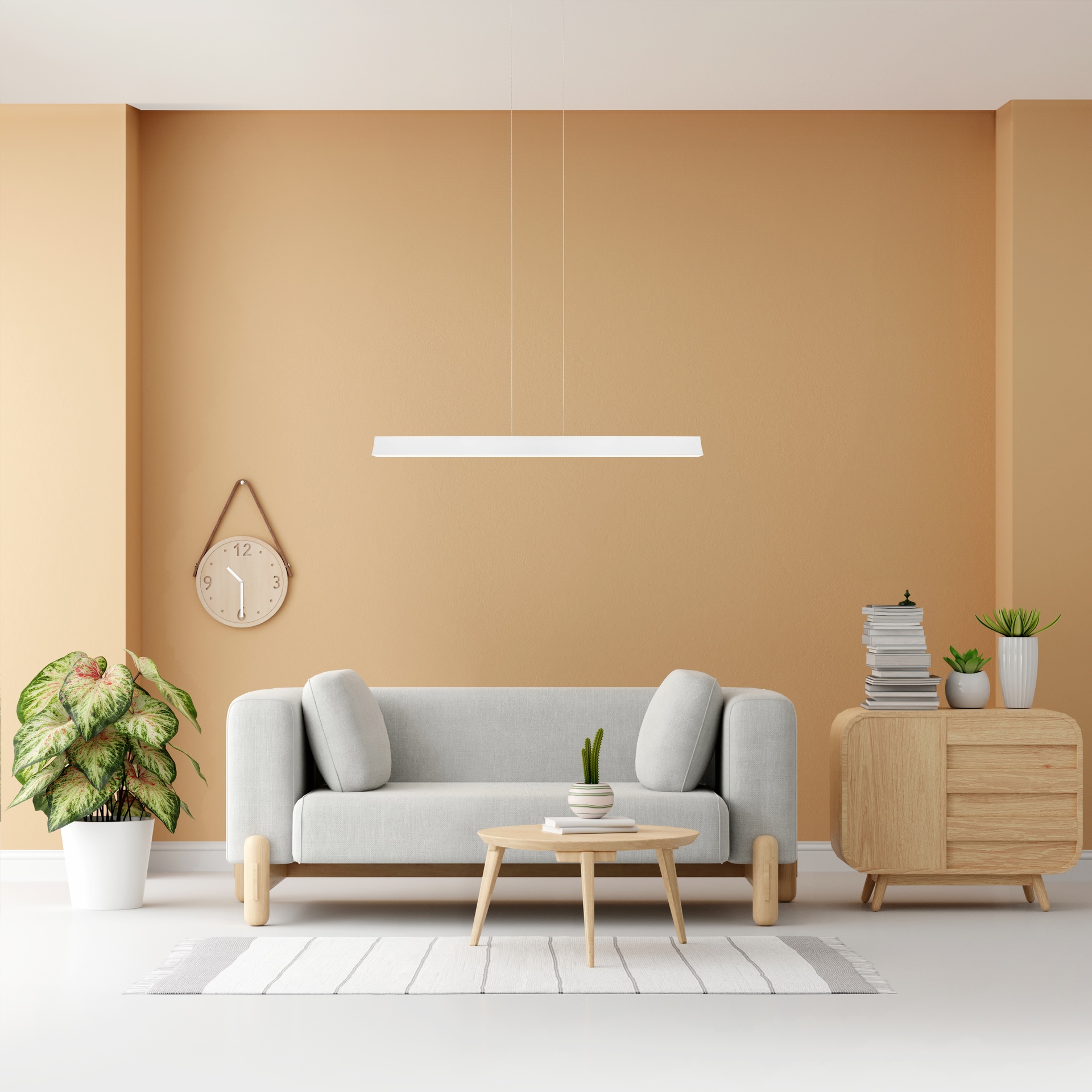 HANOK * LED LINEL PENDANT 38W 4000K 110º WHITE