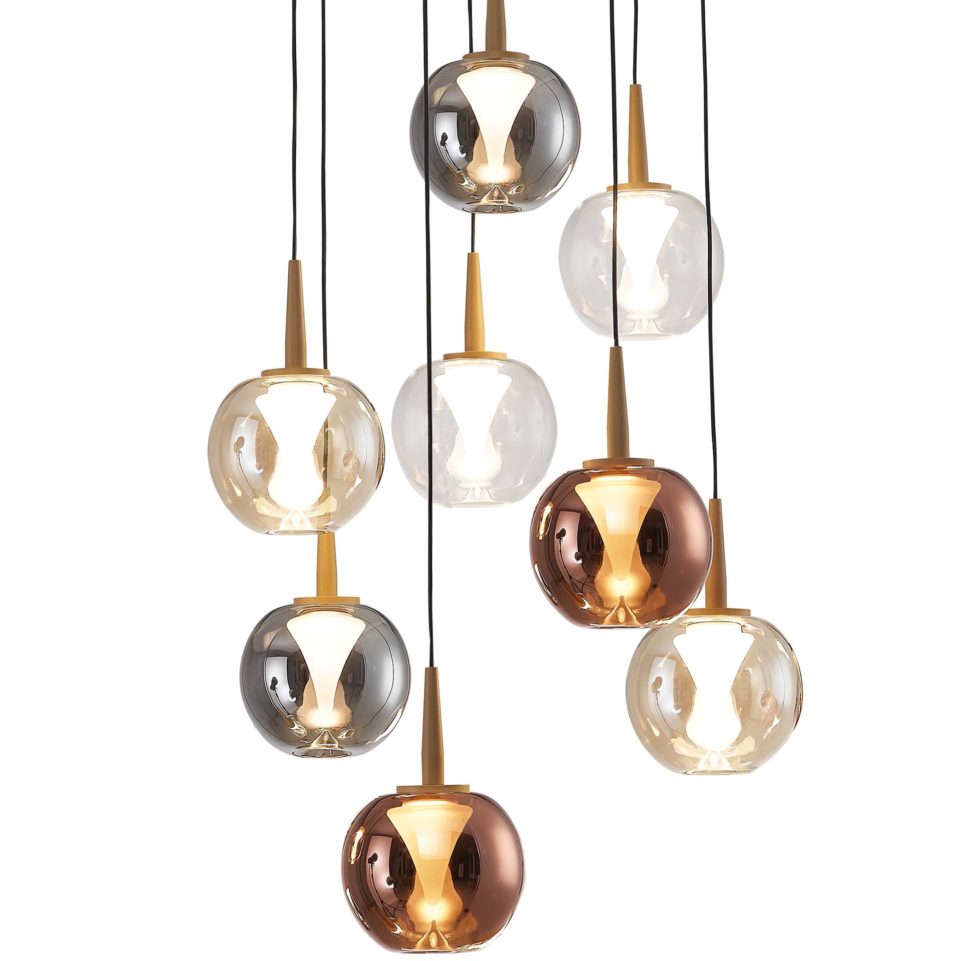 Andromeda · Luminarias de techo · Oro