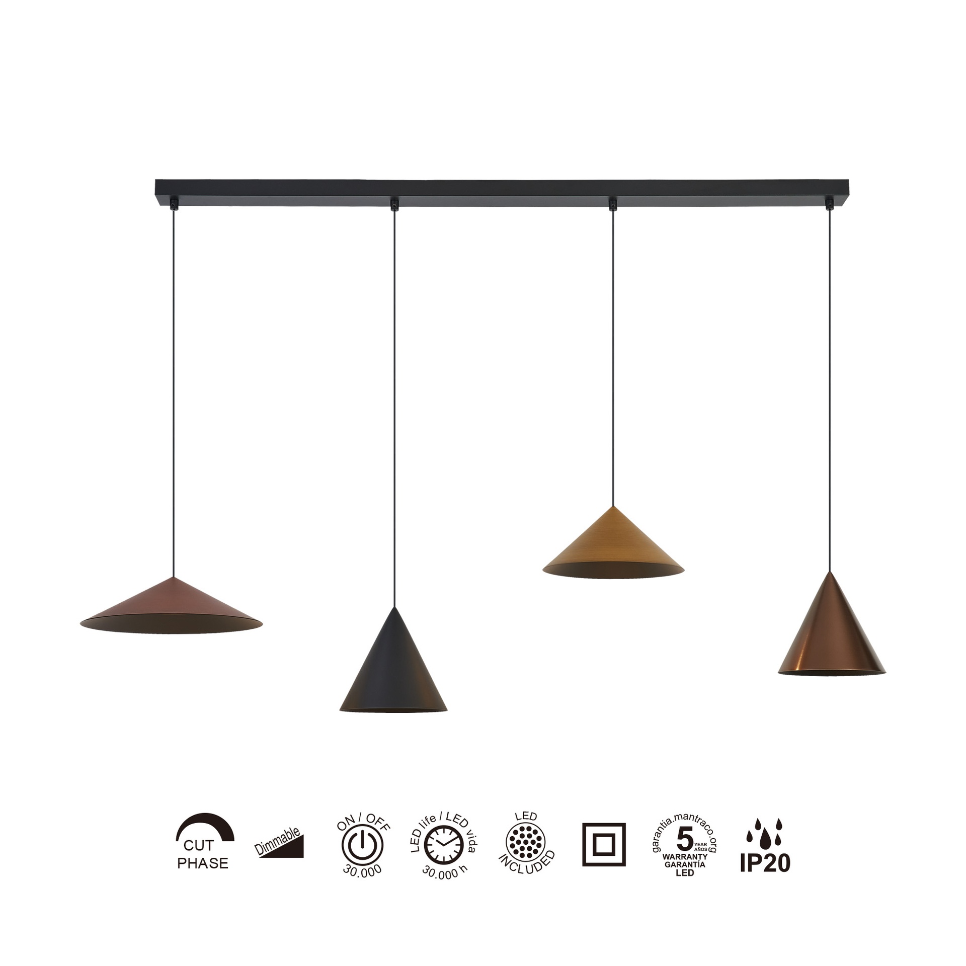 CONO * LED Lamp LINEAL LED - 20W DIMMABLE