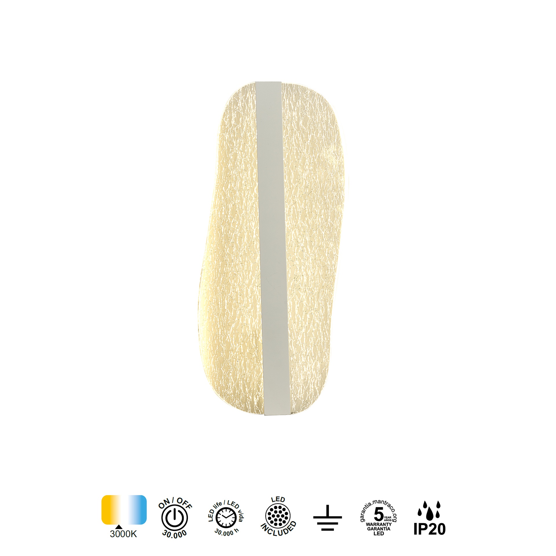 Bianca · Luminaires muraux · Blanc