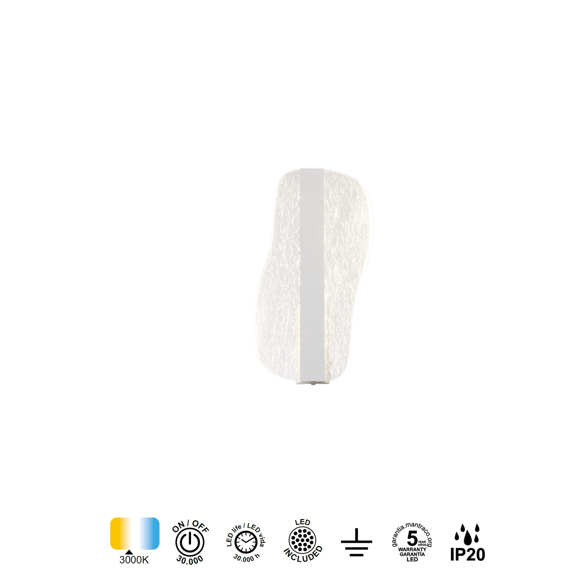 Bianca · Luminarias de pared · Blanco