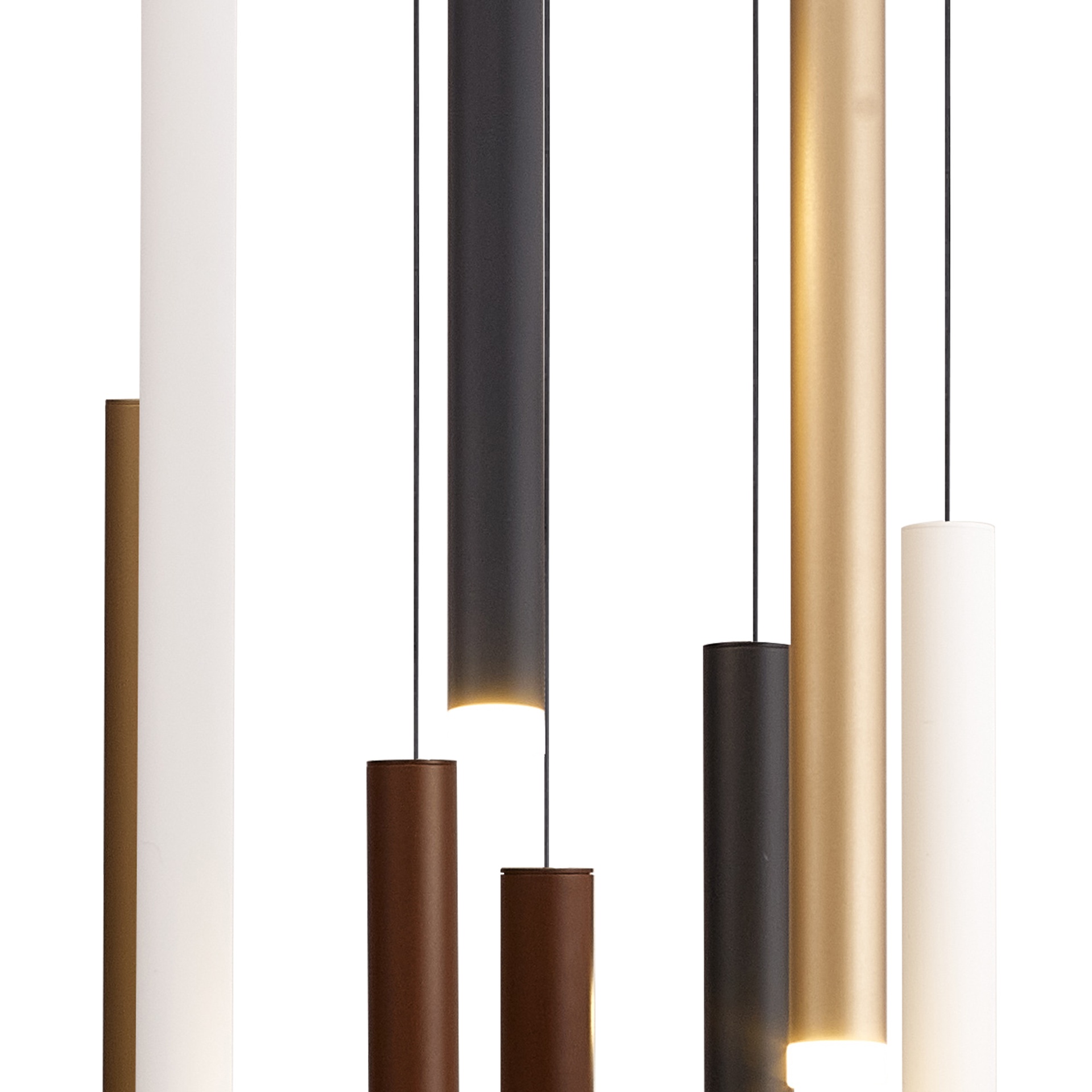 Cala · Luminarias de techo · Blanco / Negro / Oro / Corten