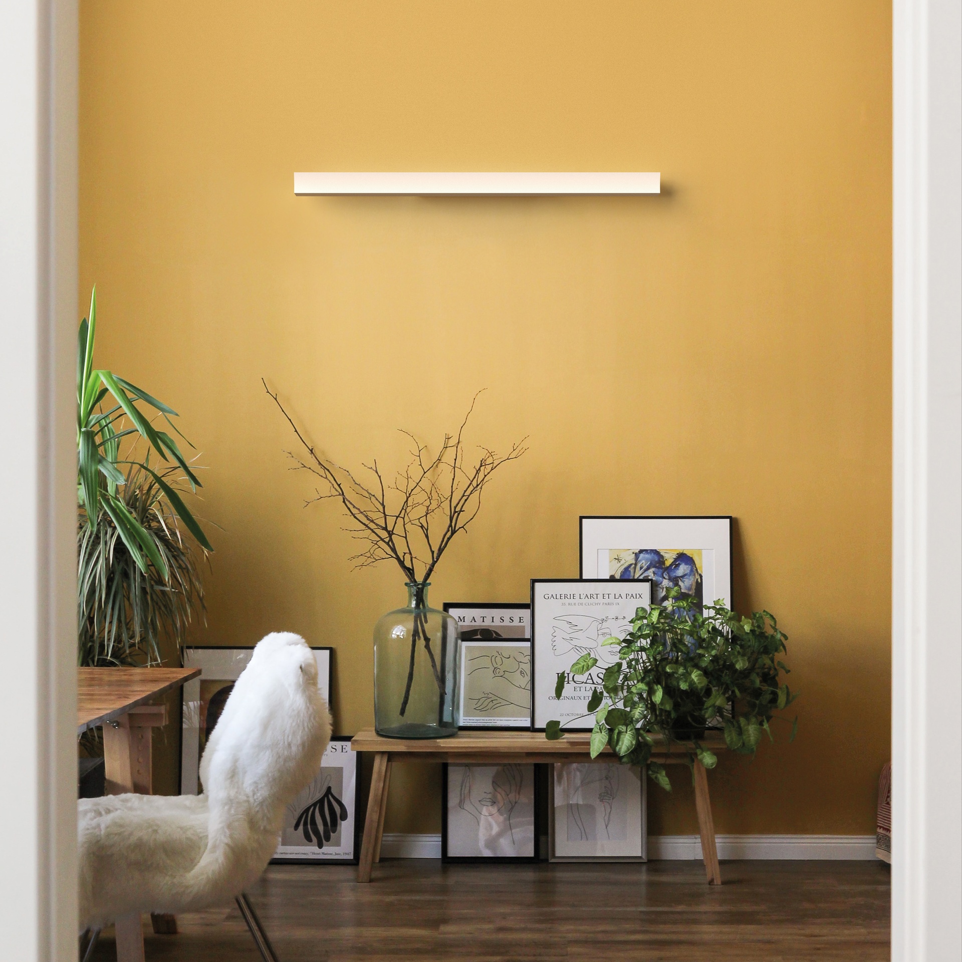 HANOK * APPLIQUE LED 38W 3000K 110º BIANCA