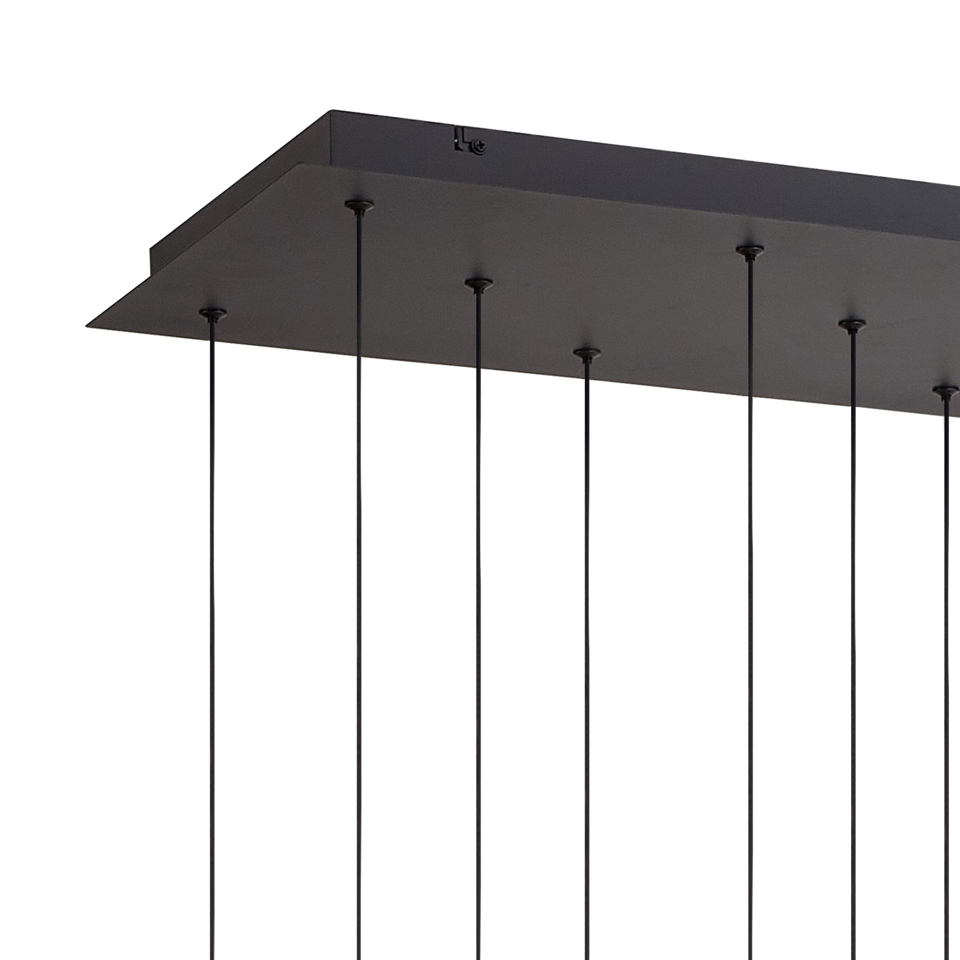 CALA * LAMPADA BASE QUADRADA 8L LED PENDENTI VARI