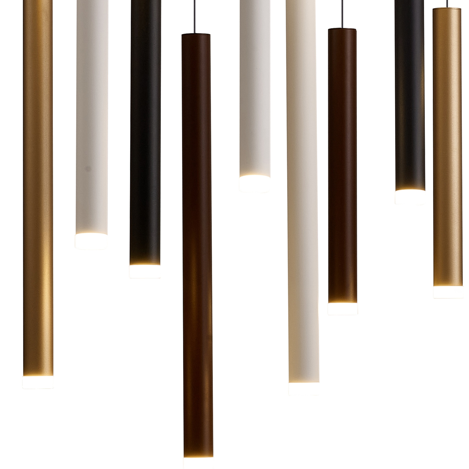 Cala · Ceiling lights · White + Black + Gold + Corten