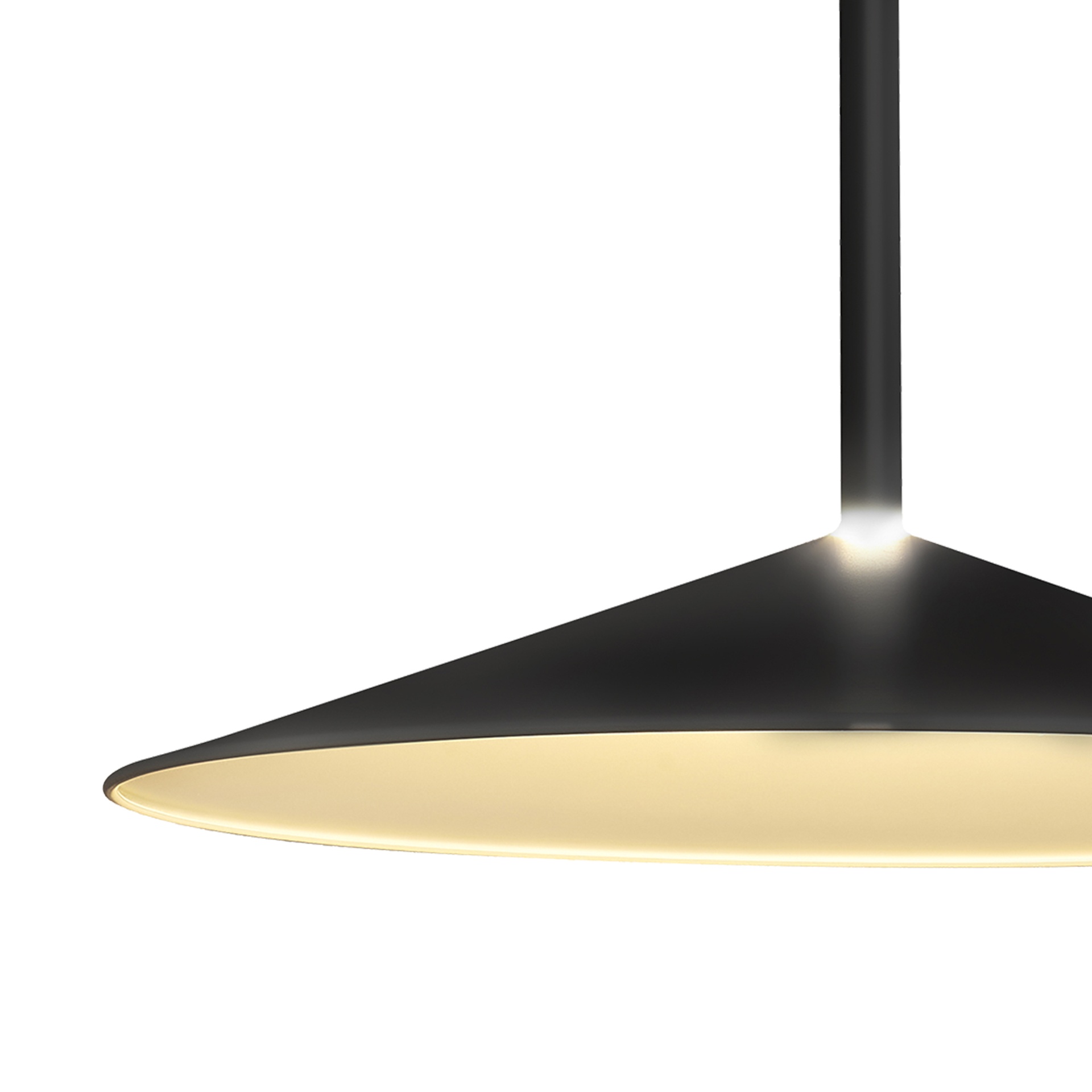 CALICE * SOSPESO GRANDE LED 1L - NERO Y BIANCO