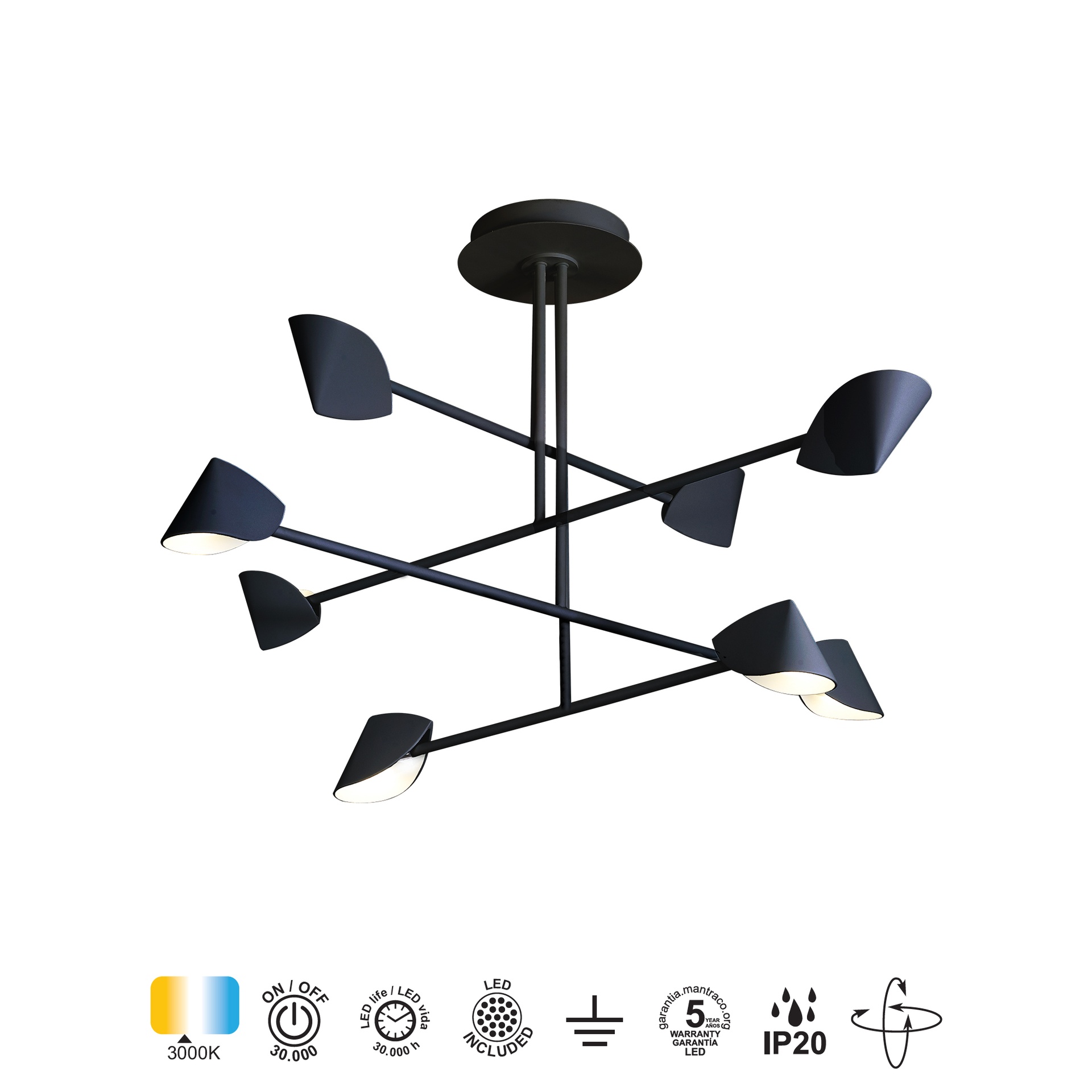 CAPUCCINA * LED PENDANT 55W