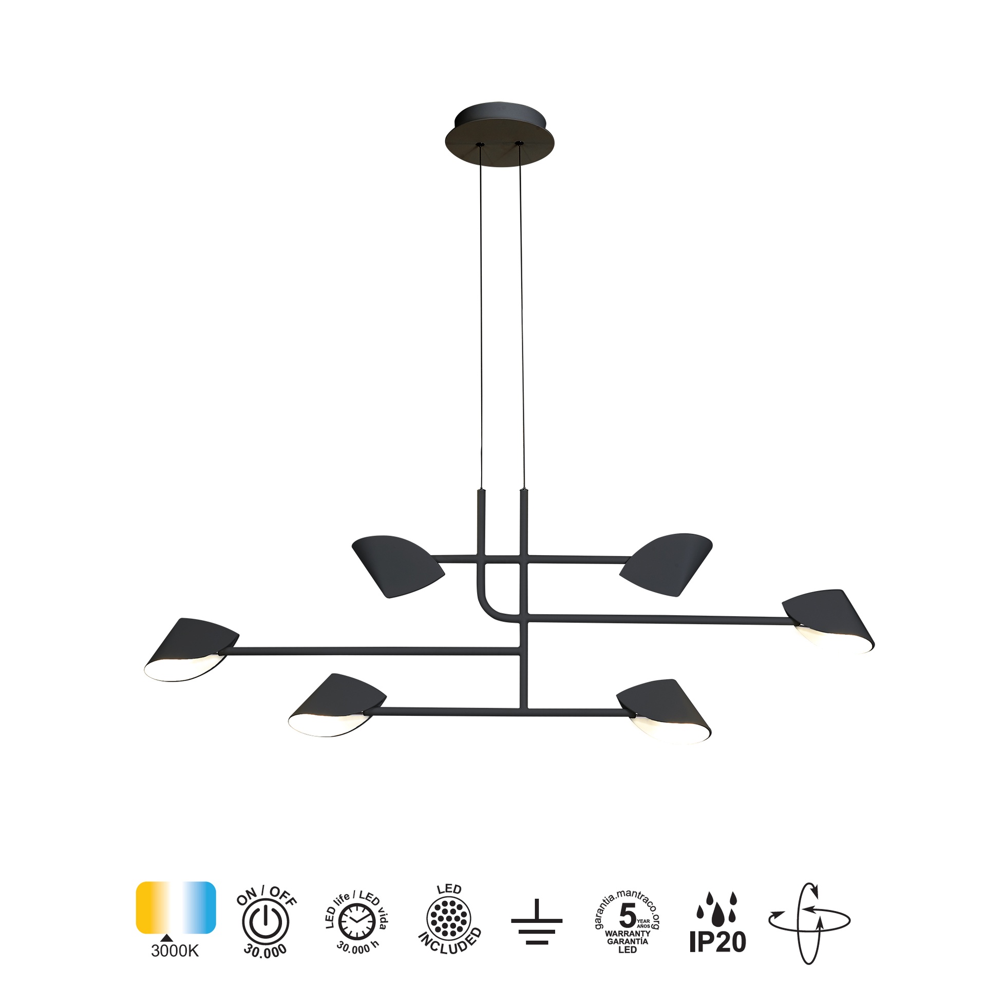CAPUCCINA * LED LINEL PENDANT 40W