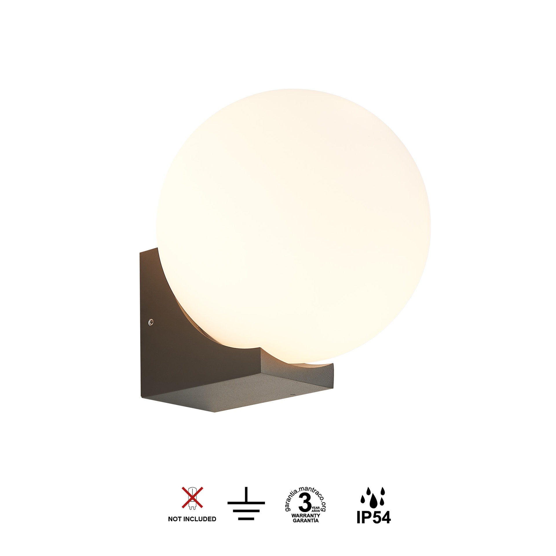Interlaken · Luminarias de pared · Black