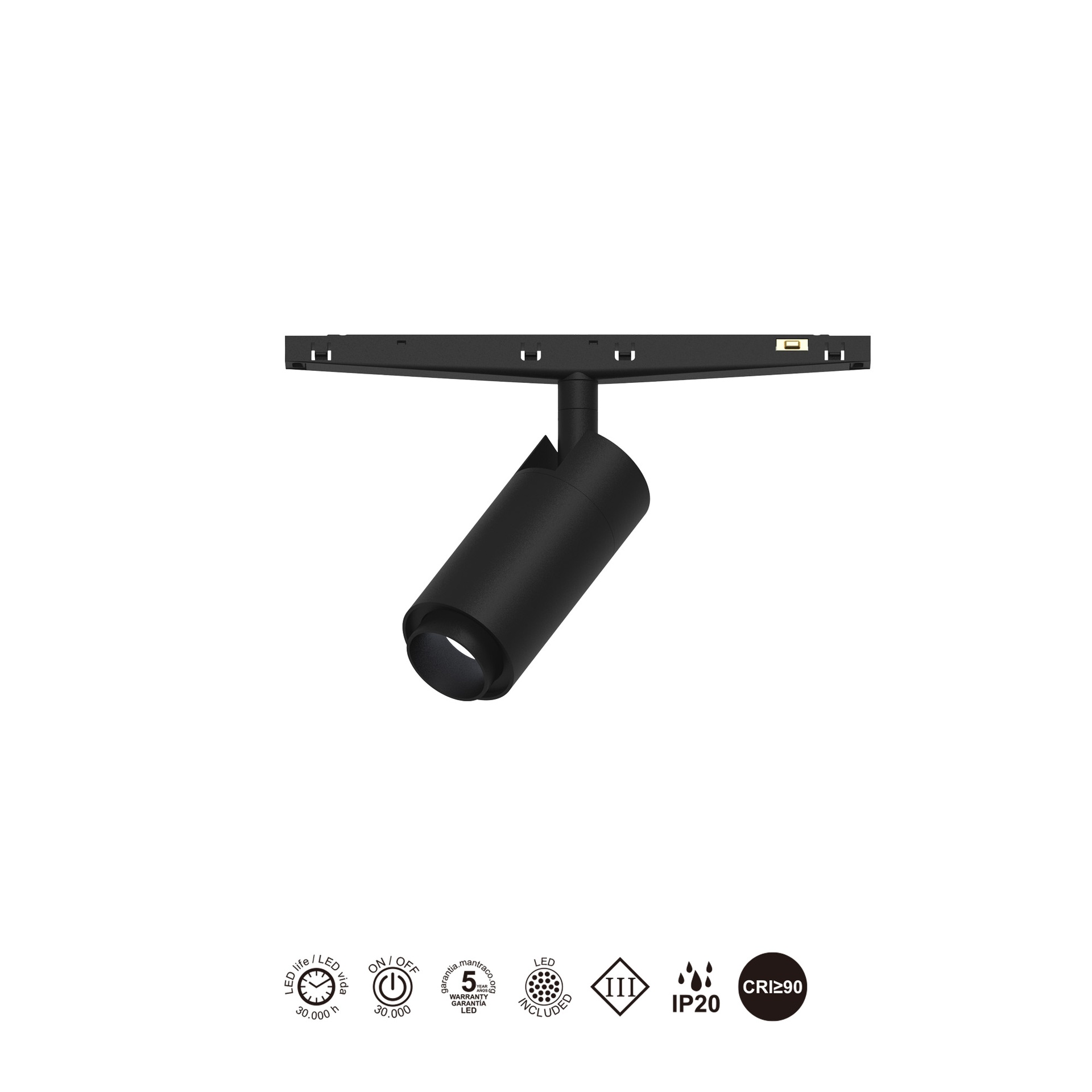 MAGNETO mini * SPOT LED ZOOM 7W NOIR
