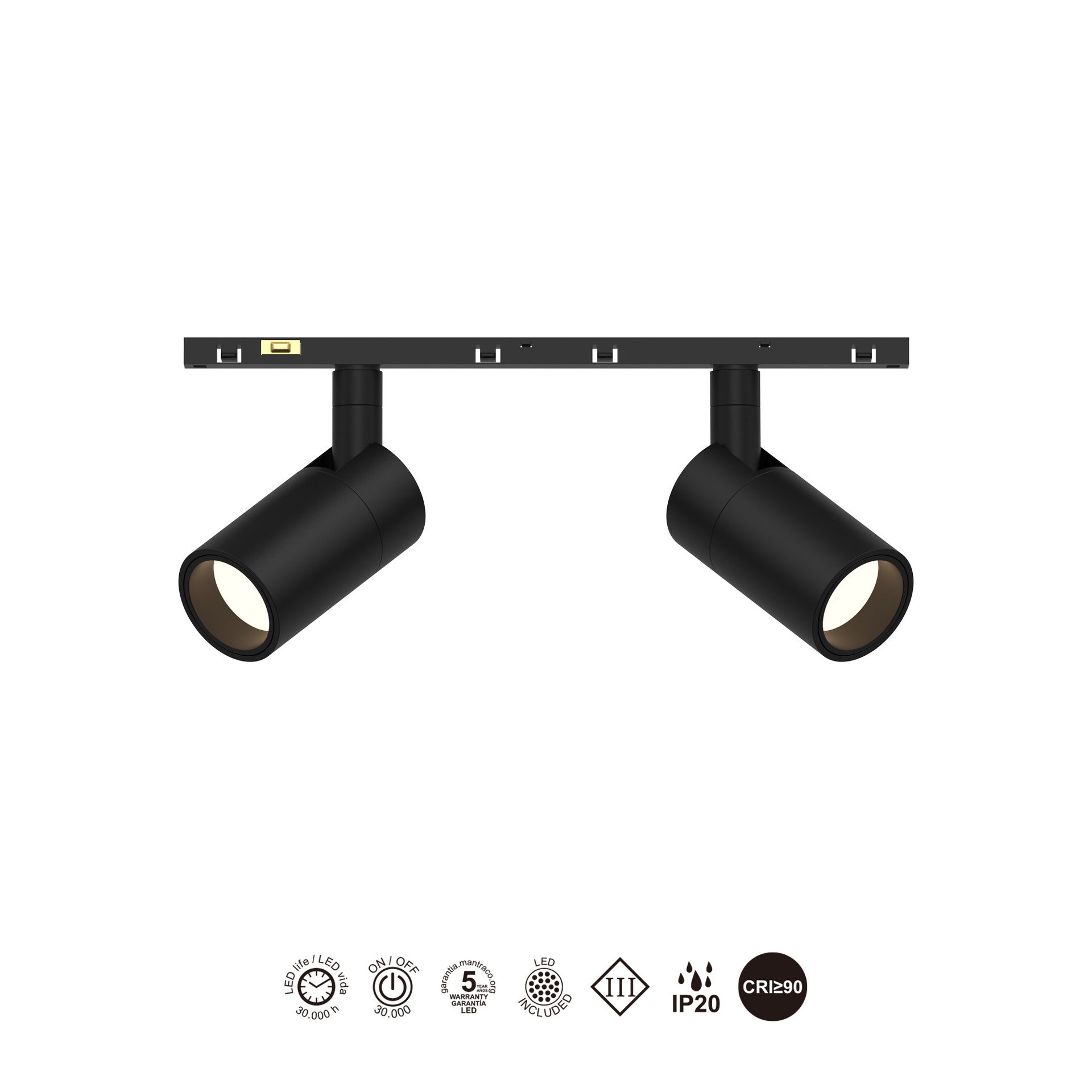 Luminarias Magneto Mini · Magneto Mini 48V · Black