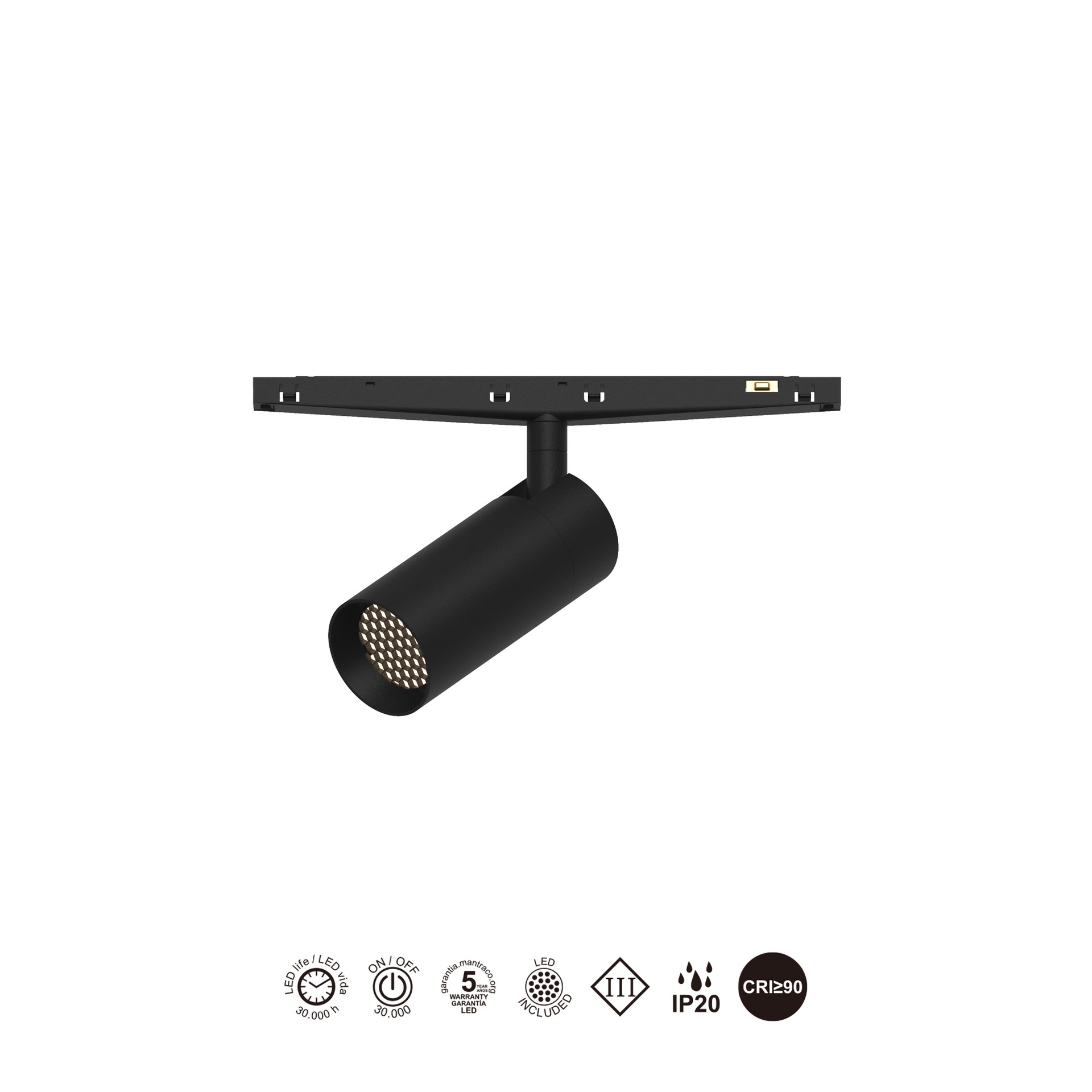 Luminarias Magneto Mini · Magneto Mini 48V · Black