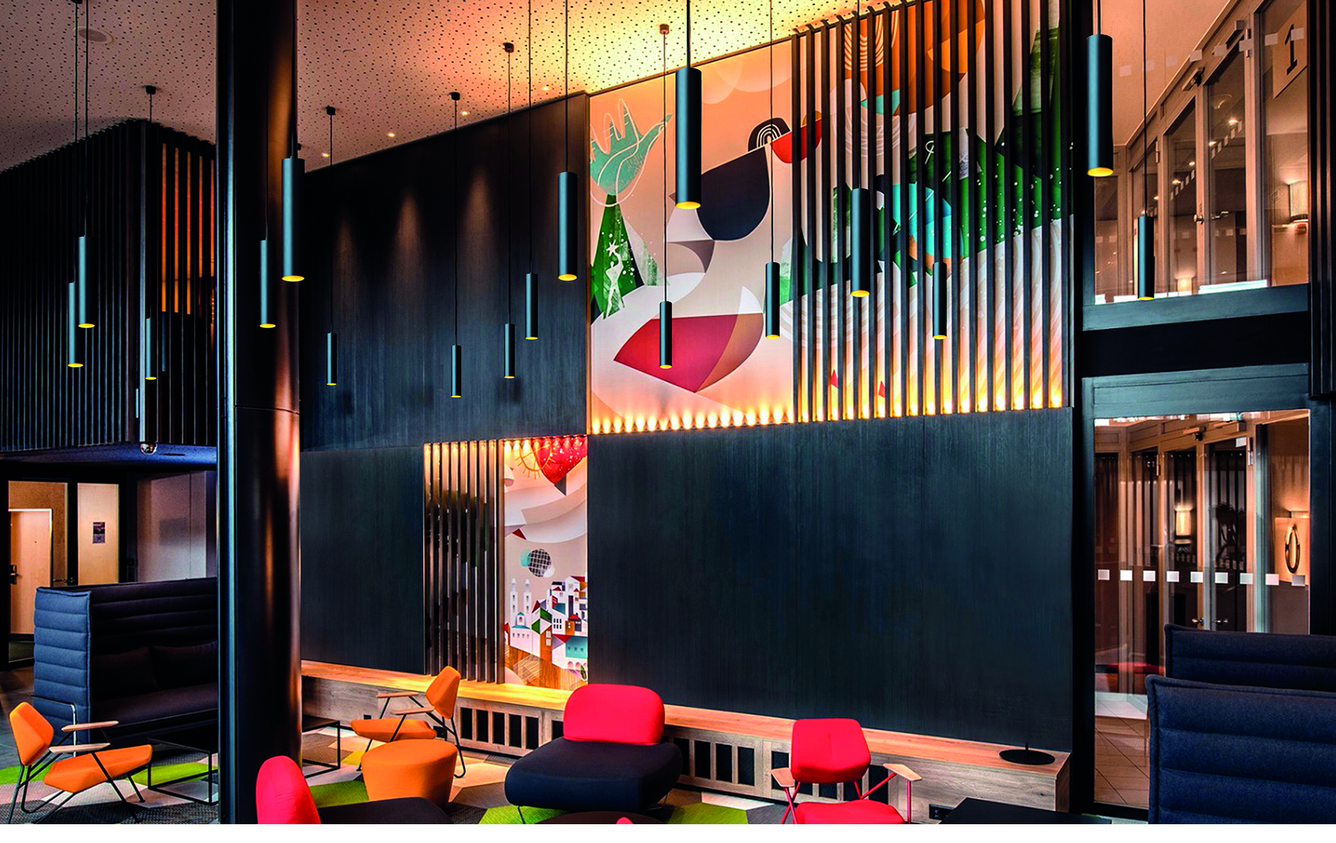 Bolonia · Luminaires de plafond · Noir