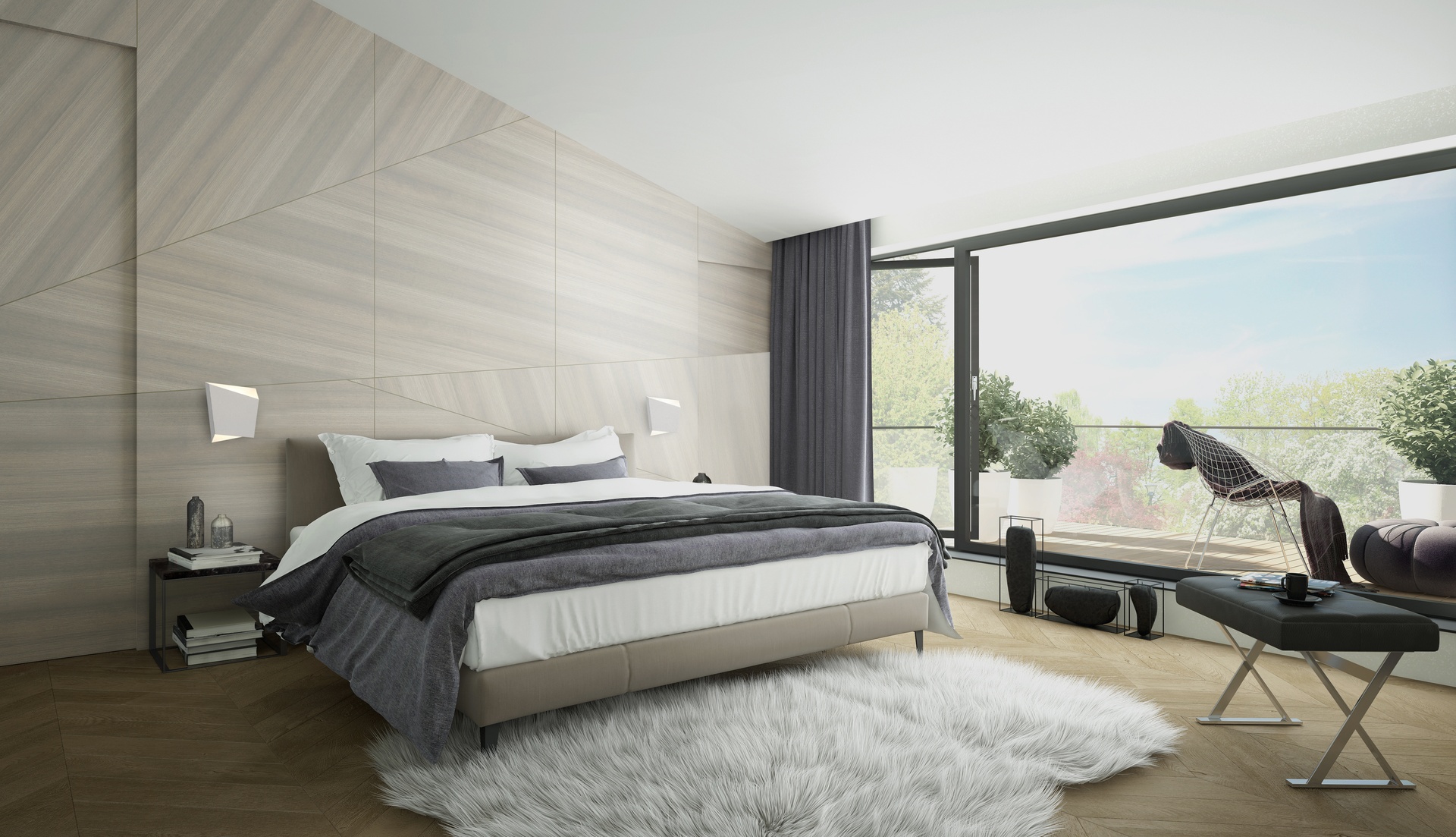 Asimetric · Luminaires muraux · Blanc