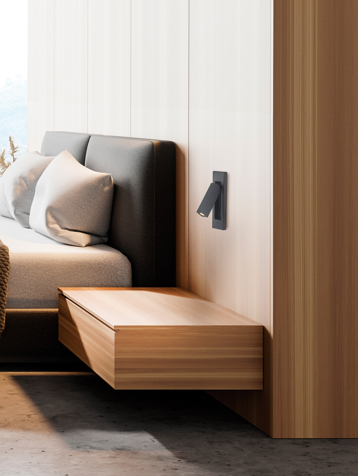 Gokova · Luminaires muraux · Noir sablé
