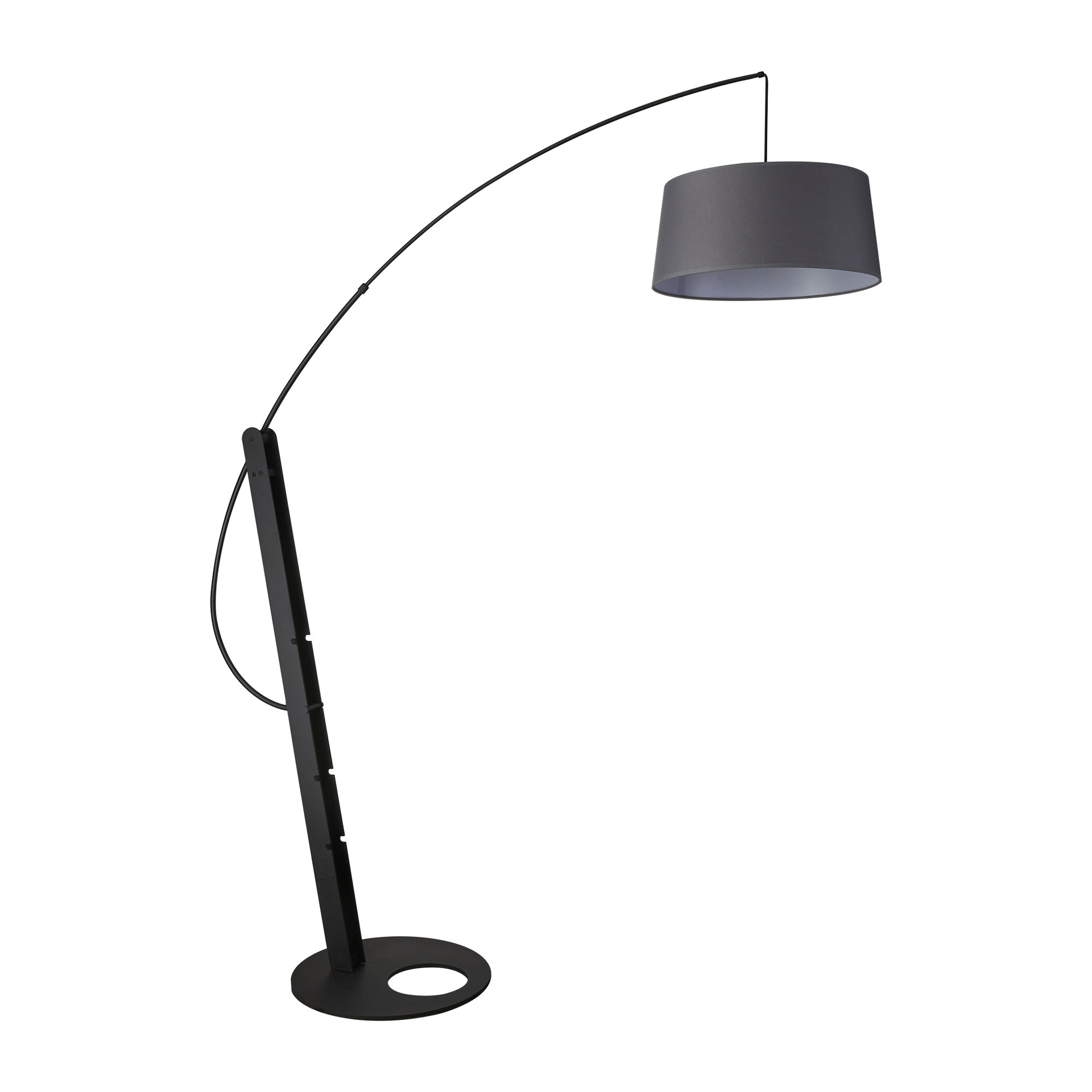 RICCA * Black Floor Lamp Base - Without Shade - Bulb Included