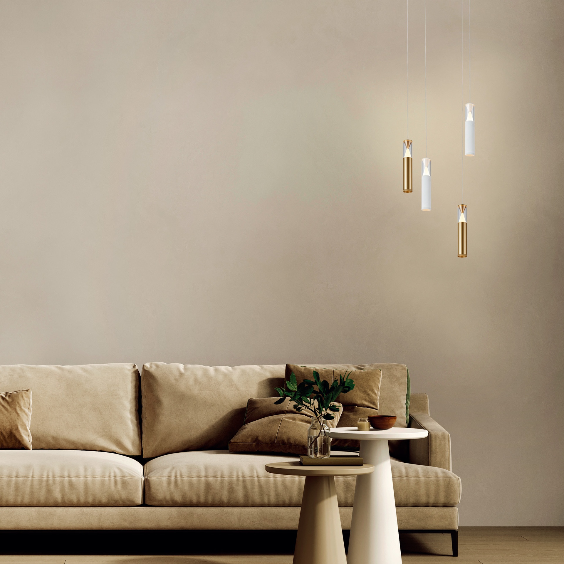 SPARK * SOSPESO 1L LED 7W - NERO Sabbia