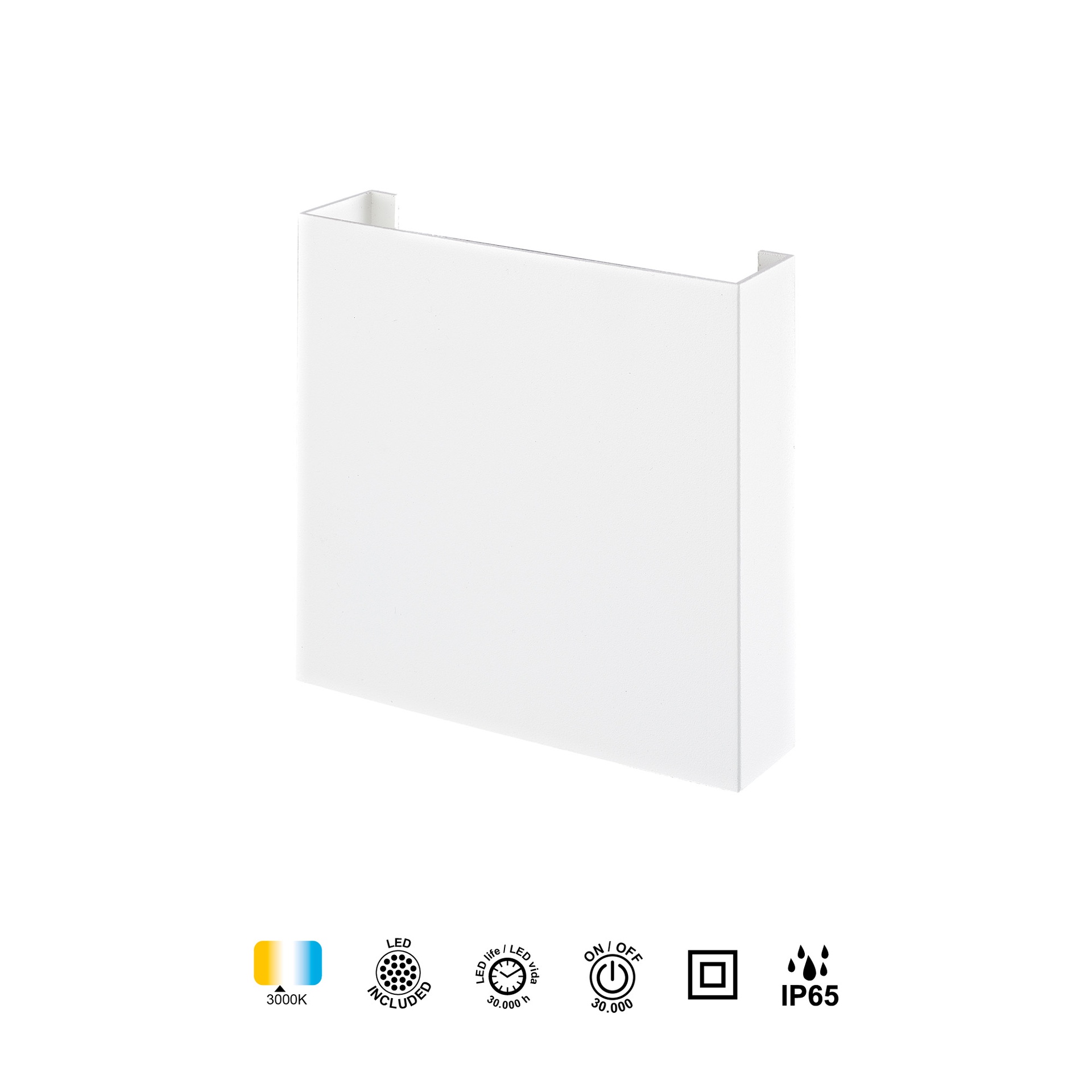 Huez · Apliques · Blanc