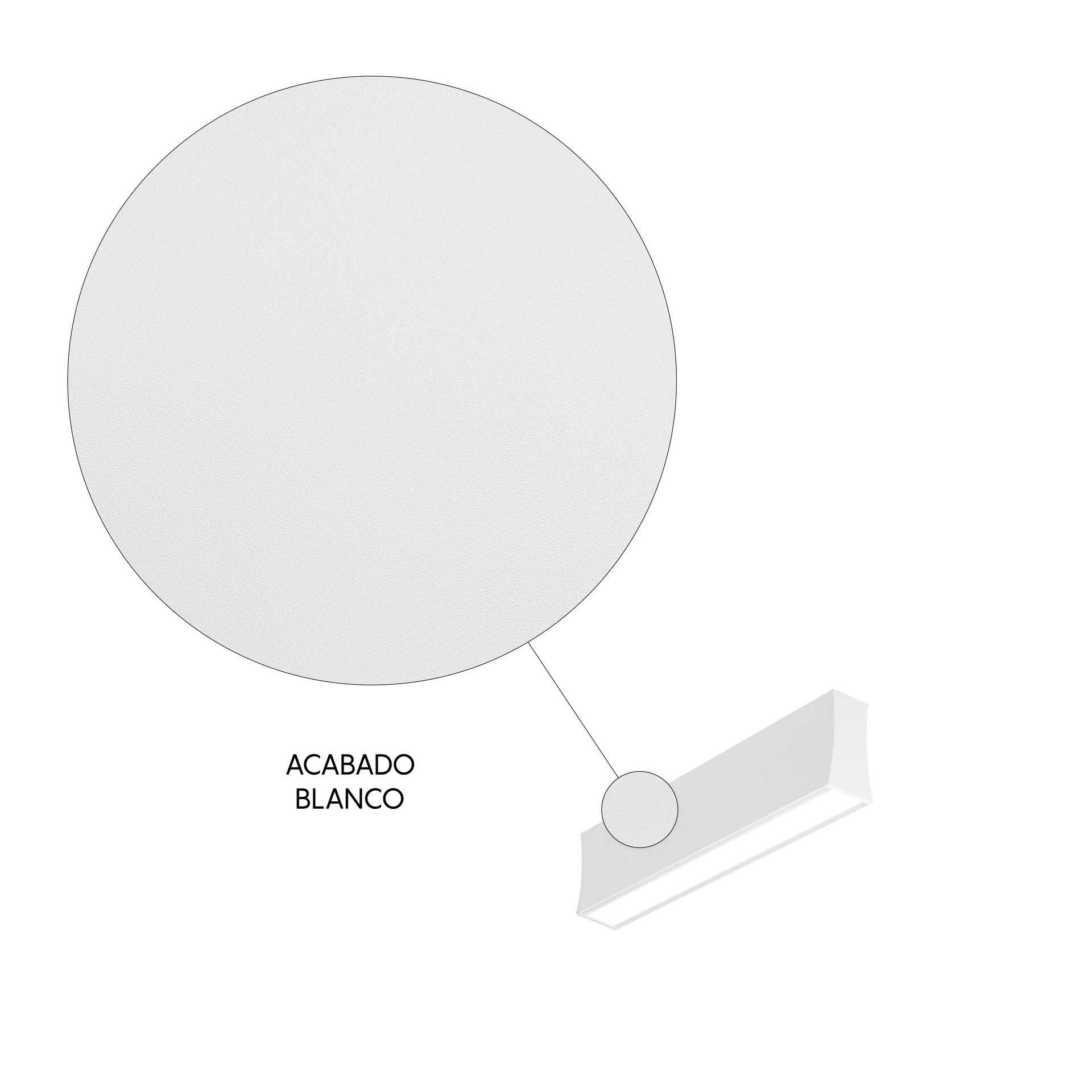 HANOK * LED WALL LAMP 14W 4000K 110º WHITE