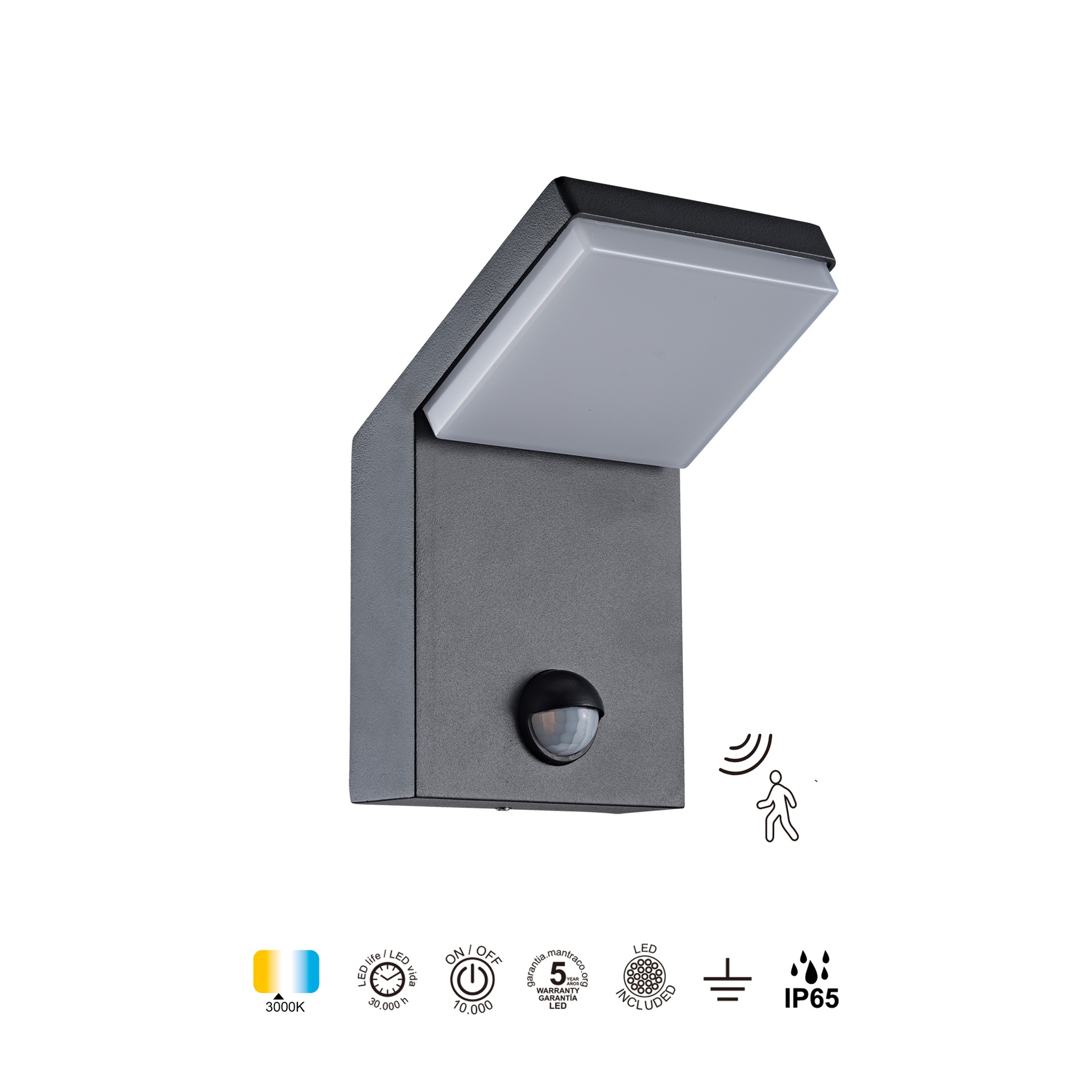 Alpine · Luminarias de pared · Gris Oscuro
