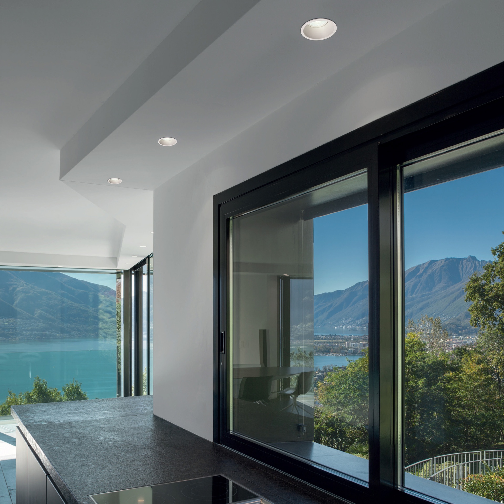 Comfort gu10 · Recessed lights · Matt white