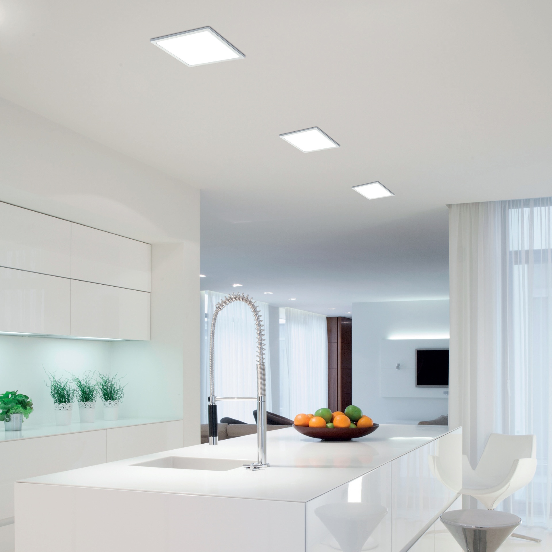 SAONA * DOWNLIGHT LED CARRÉ - 24W - 4000K