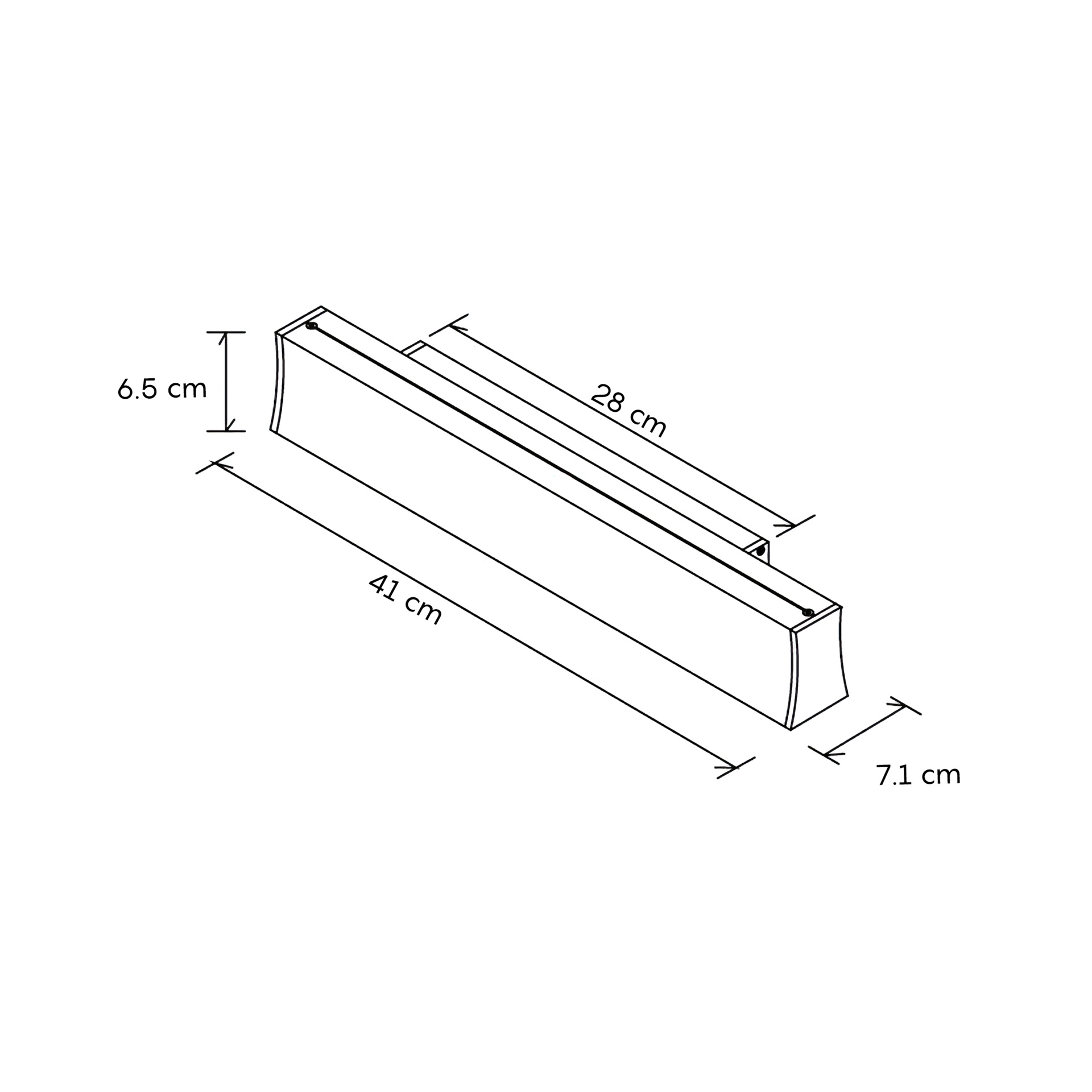 HANOK * APPLIQUE LED 14W 3000K 110º Sabbia