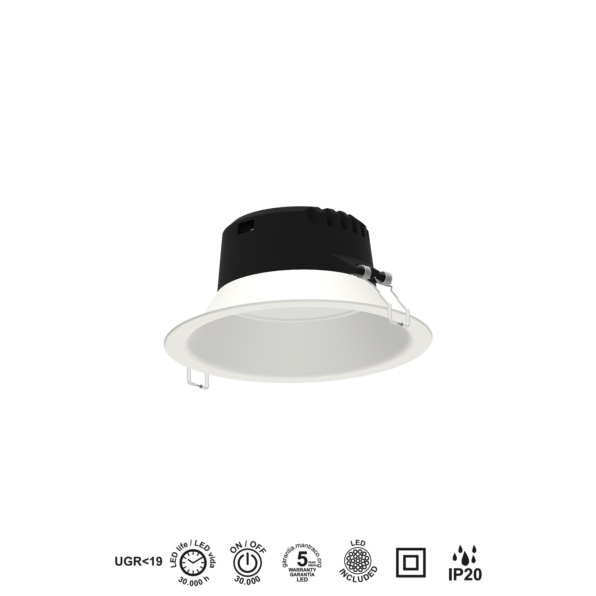 ***OFER/DES*** MEDANO * DOWNLIGHT LED RottoNDO - COMFORT  21W - 3000K
