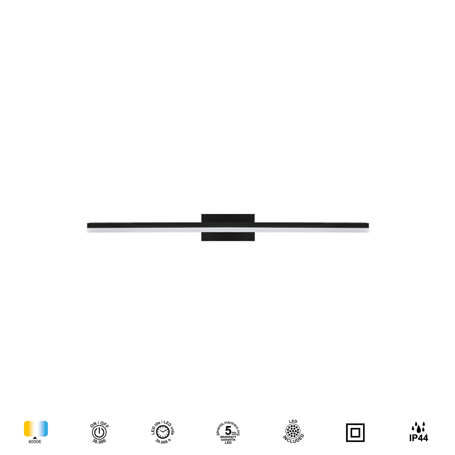 Morne · Luminarias de pared · Black