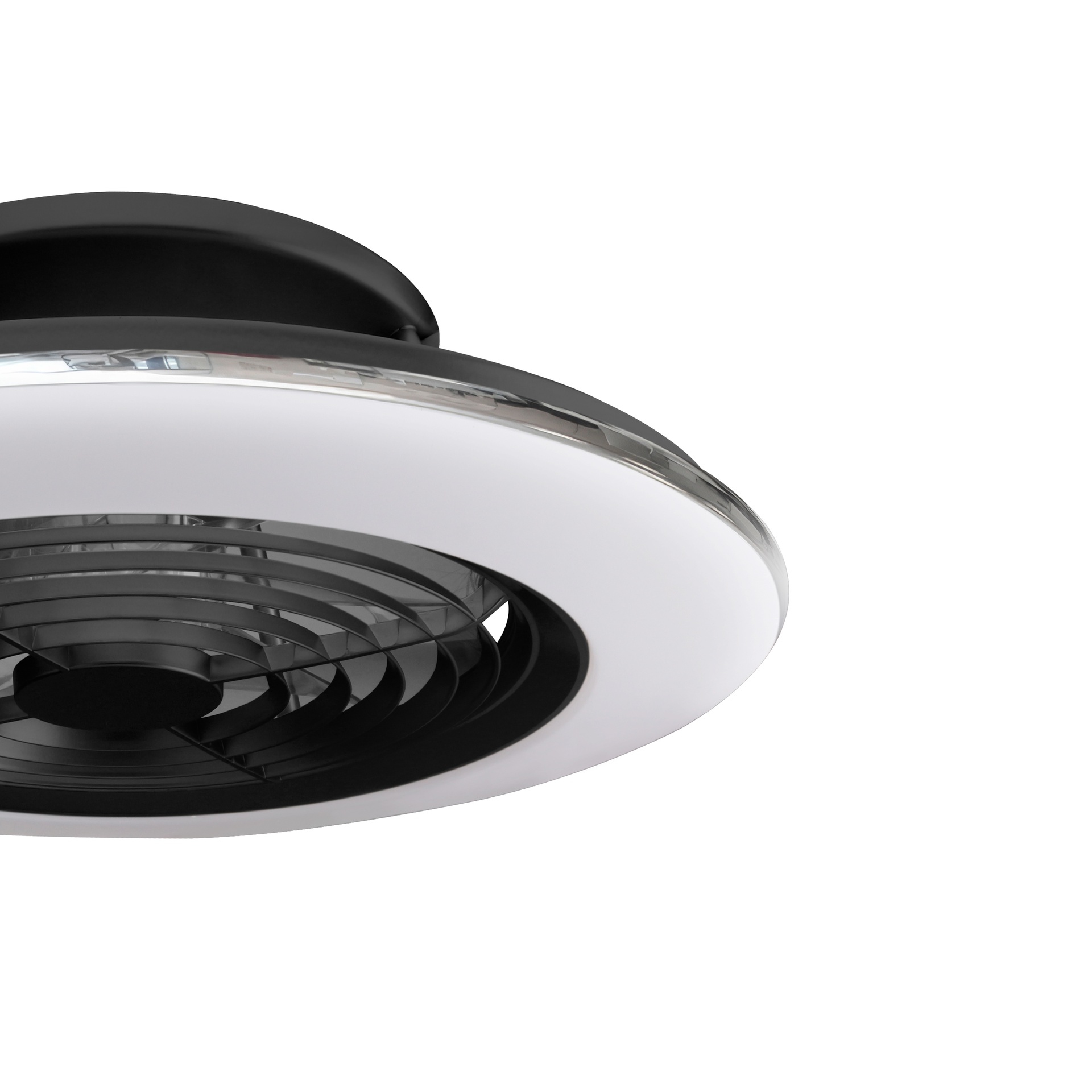 ***OFER/DES*** ALISIO MINI * VENTILATORE NERO LED CON TELECOMANDO