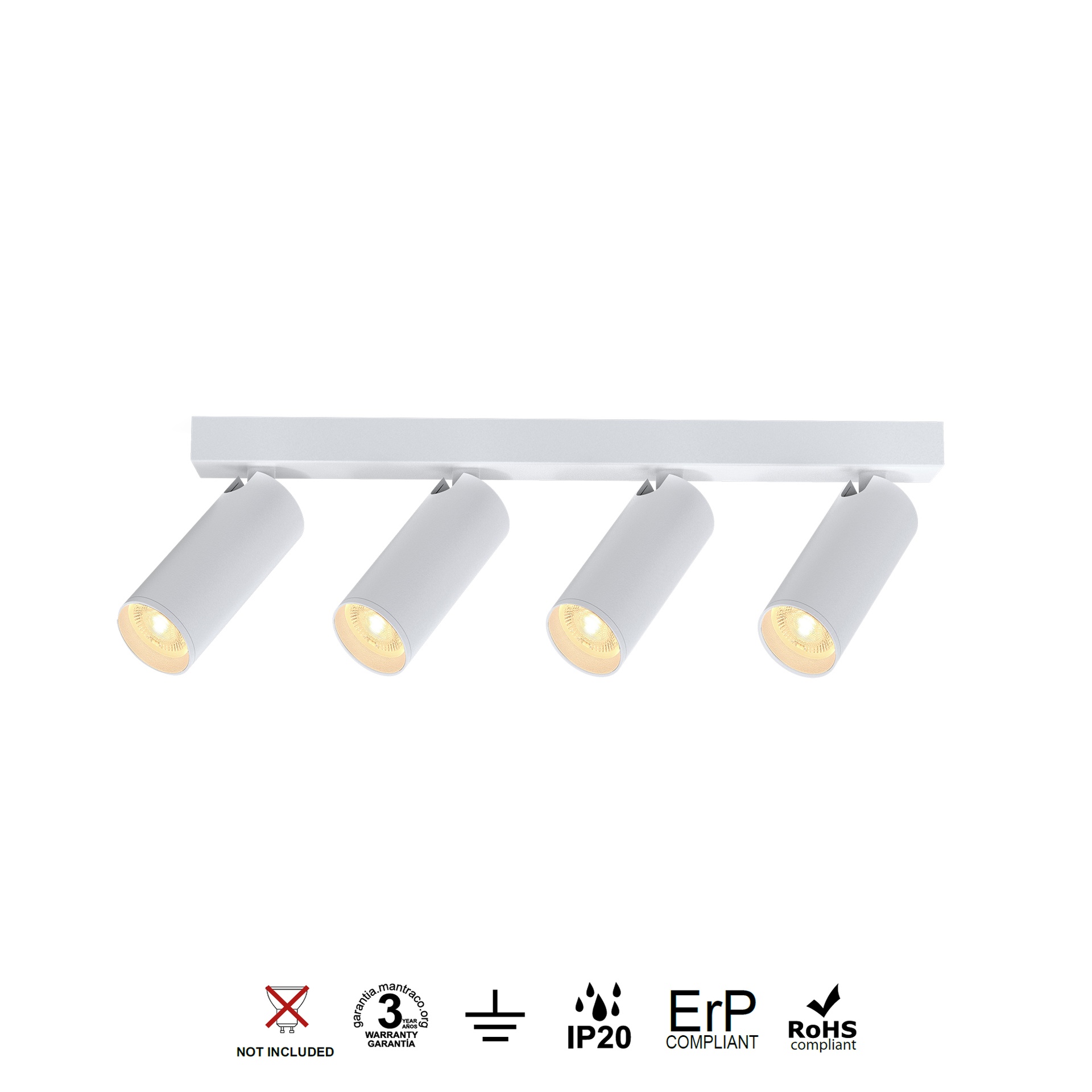 NAZARE * SPOT Mini GU10 4L BIANCO