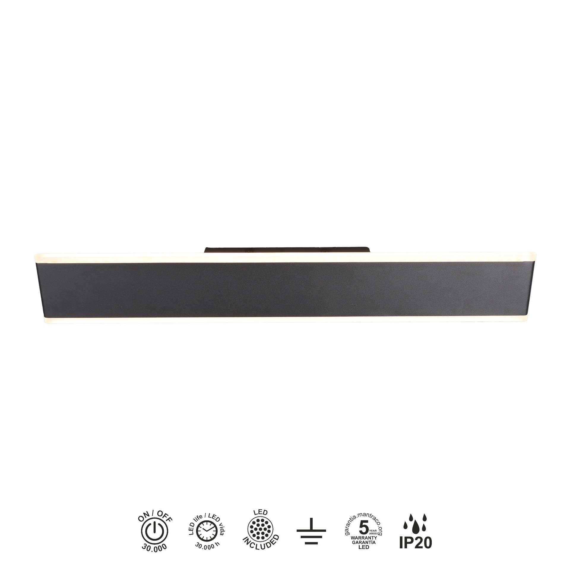 Nelson · Luminarias de pared · Black