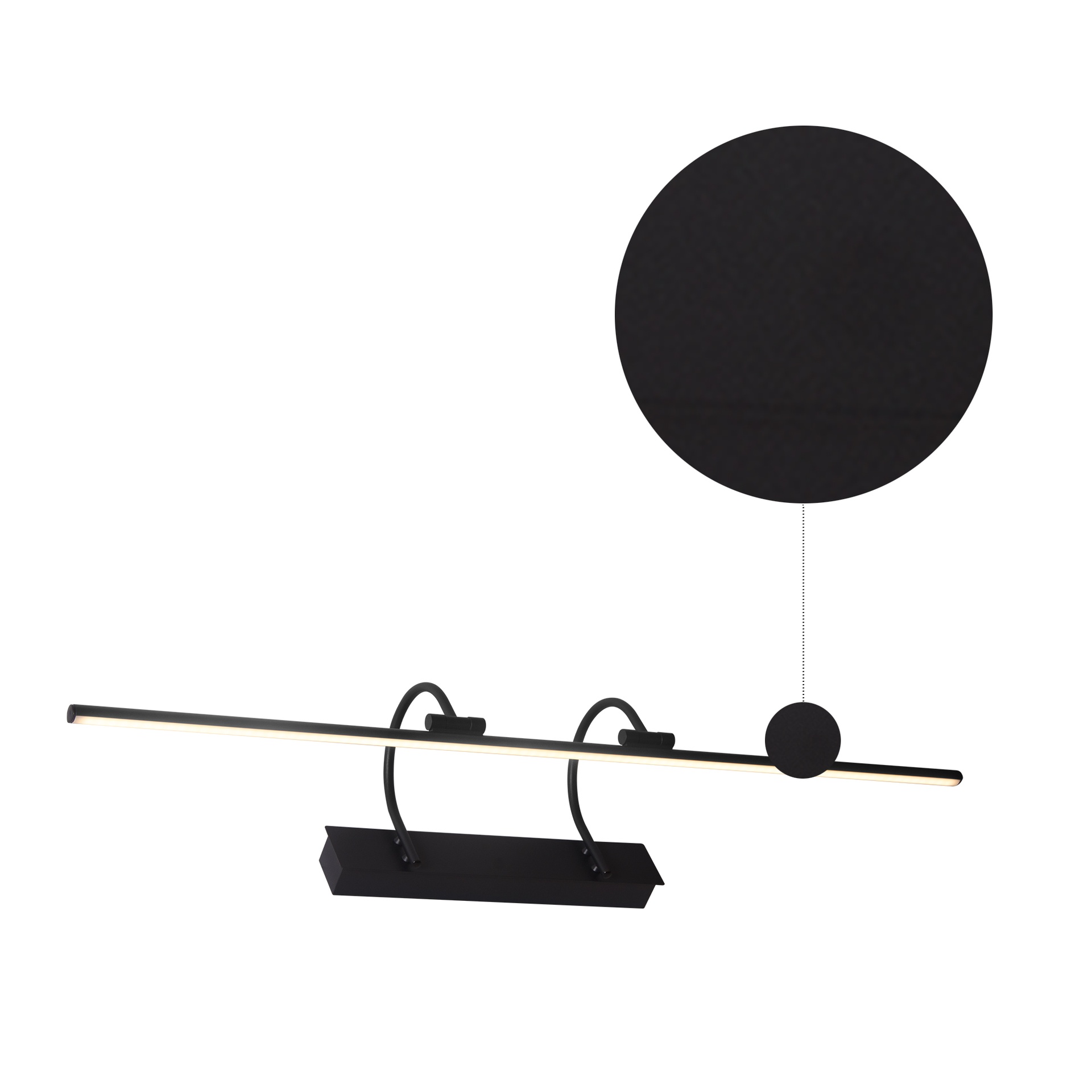 PARACURU * WALL LIGHT LED 18W 3000K SANDED BLACK