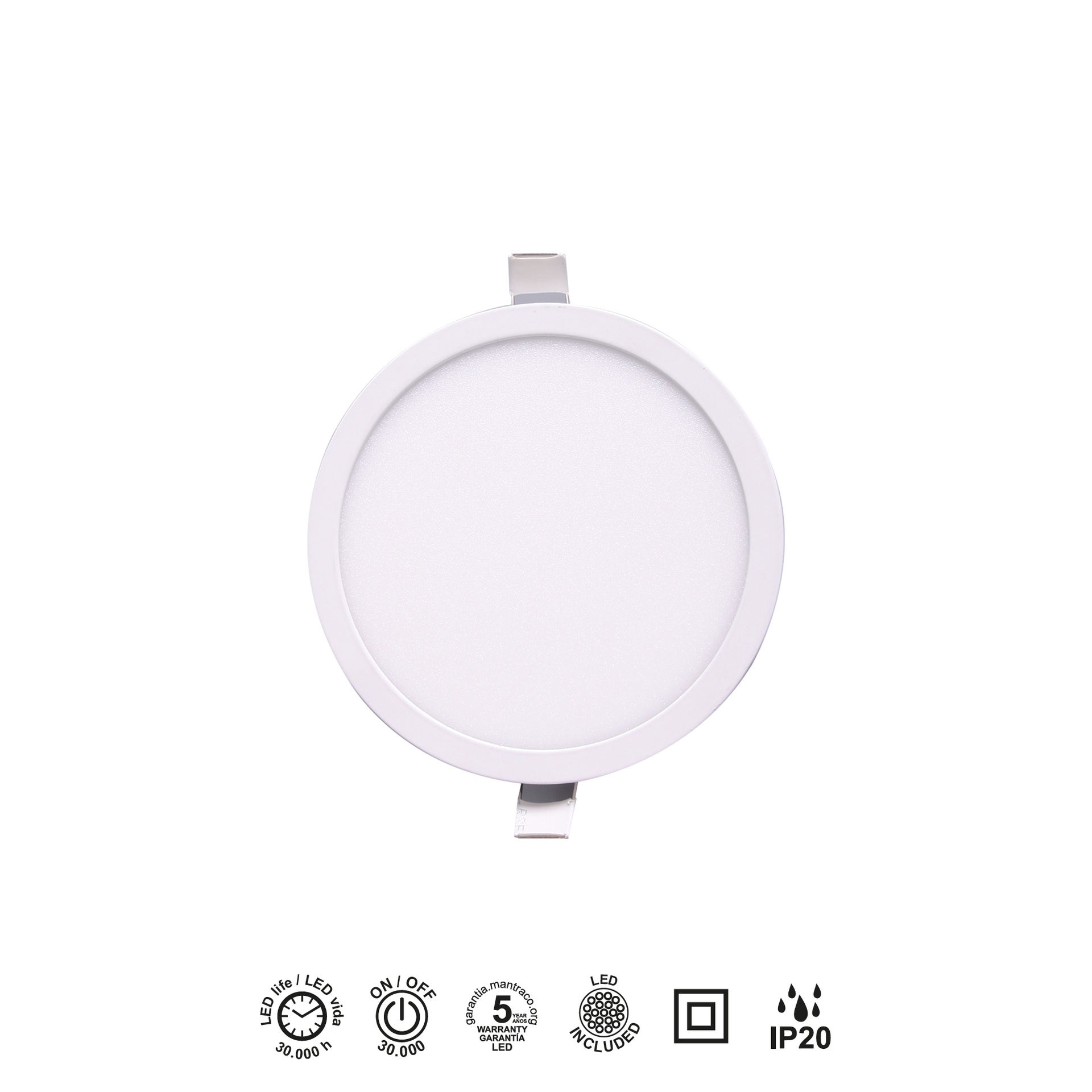 SAONA * DOWNLIGHT LED ROND - 18W - 4000K