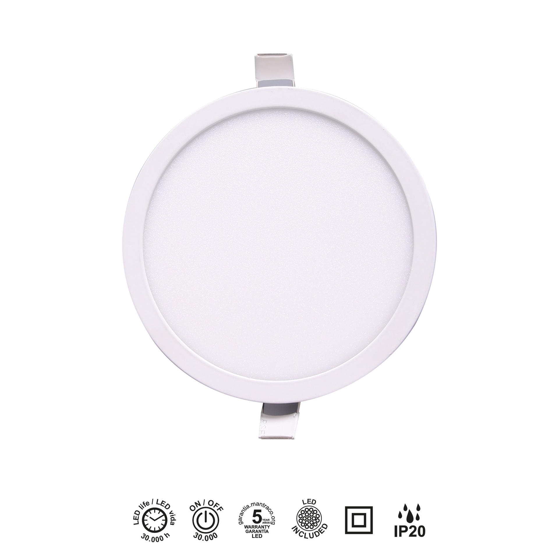 SAONA * LED DOWNLIGHT (ROUND)  - 24W - 4000K